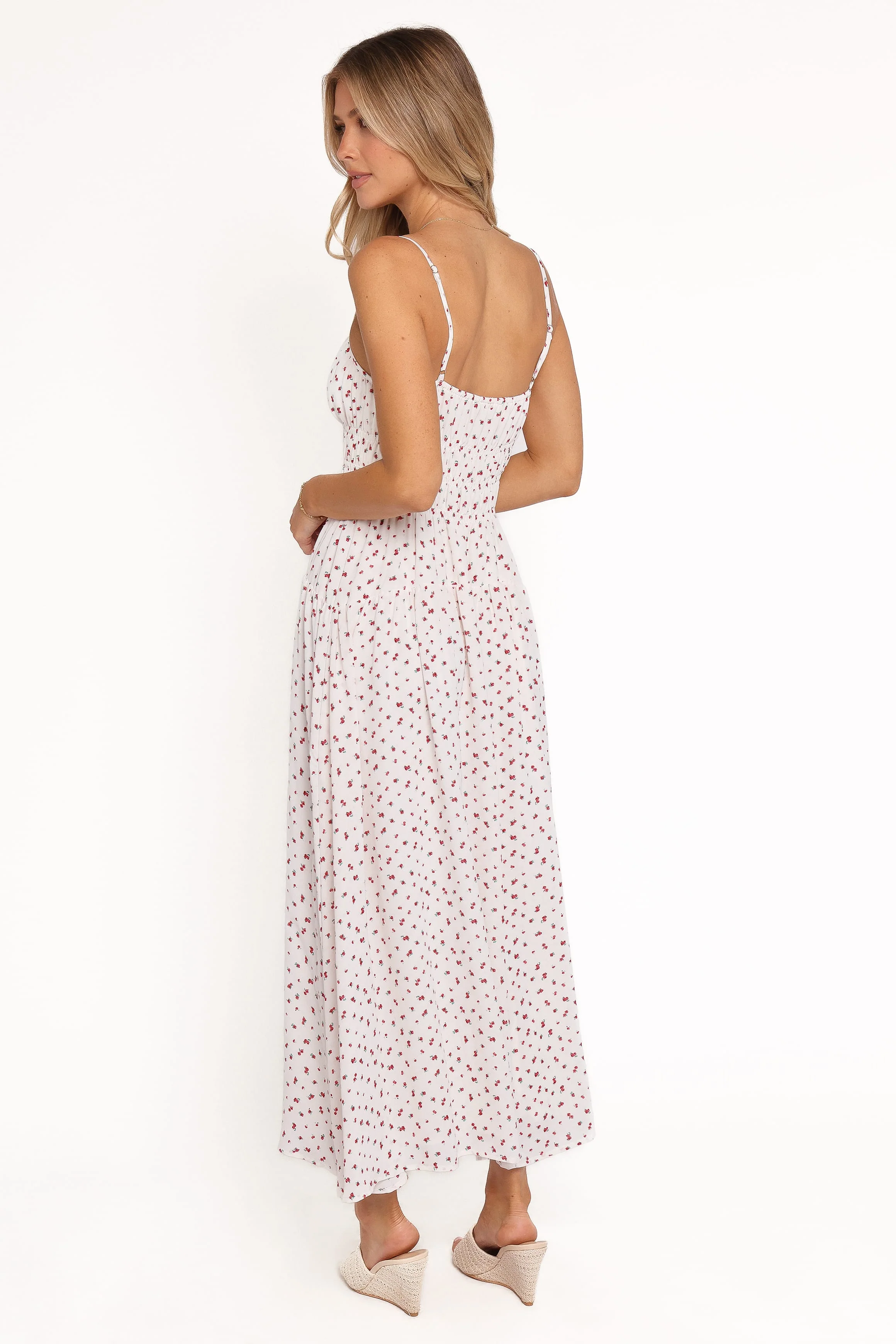 Brittany Maxi Dress - Red Floral - Image 5