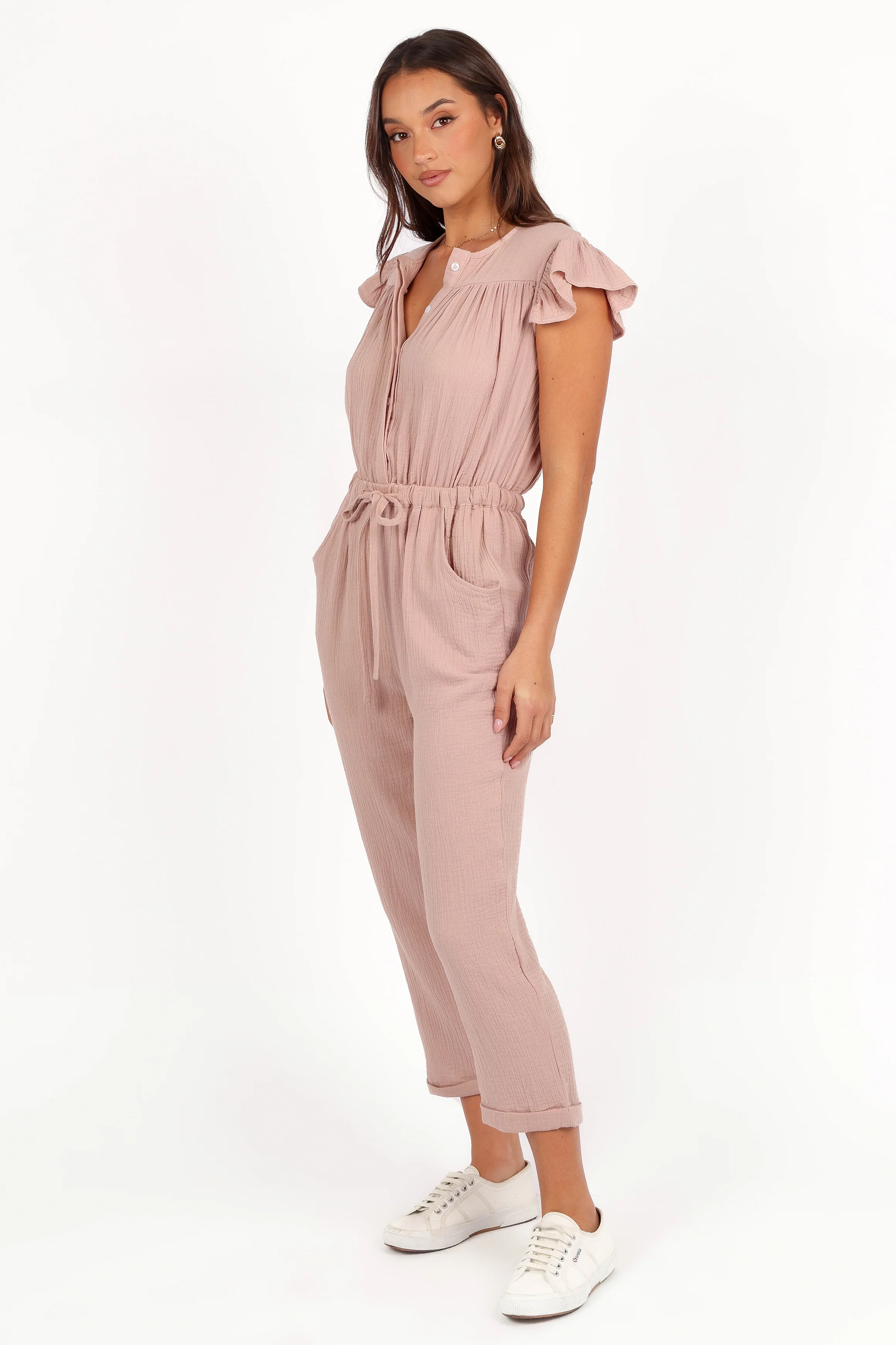 Brooklyn Jumpsuit - Dusty Mauve - Image 3