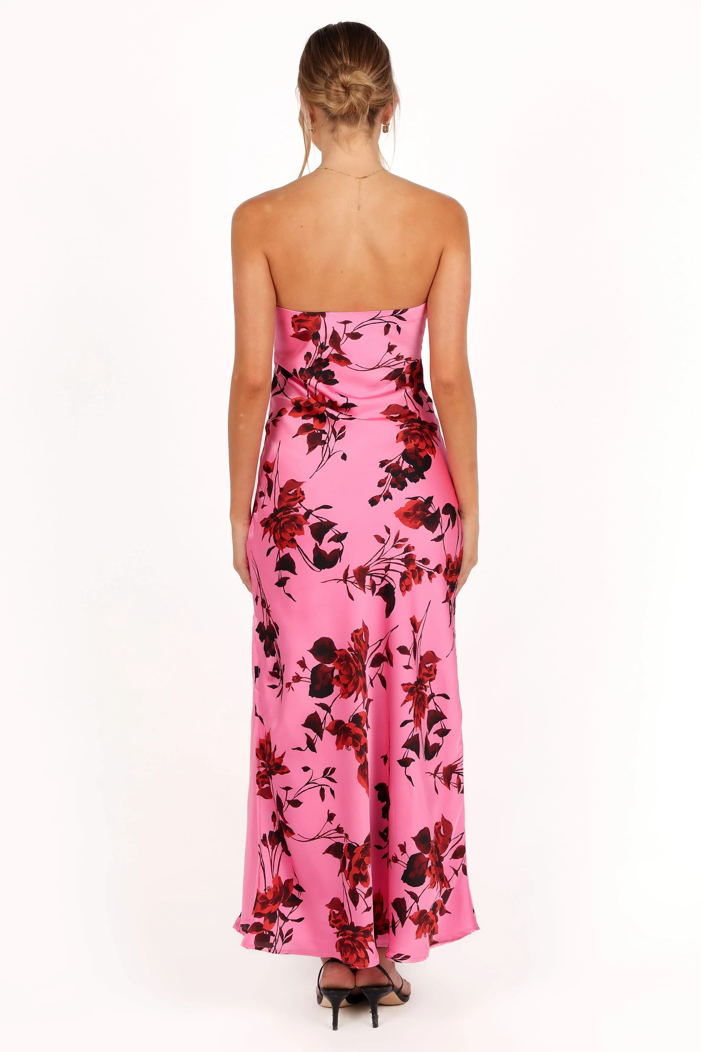 Bryden Maxi Strapless Dress - Rose/Pink - Image 4