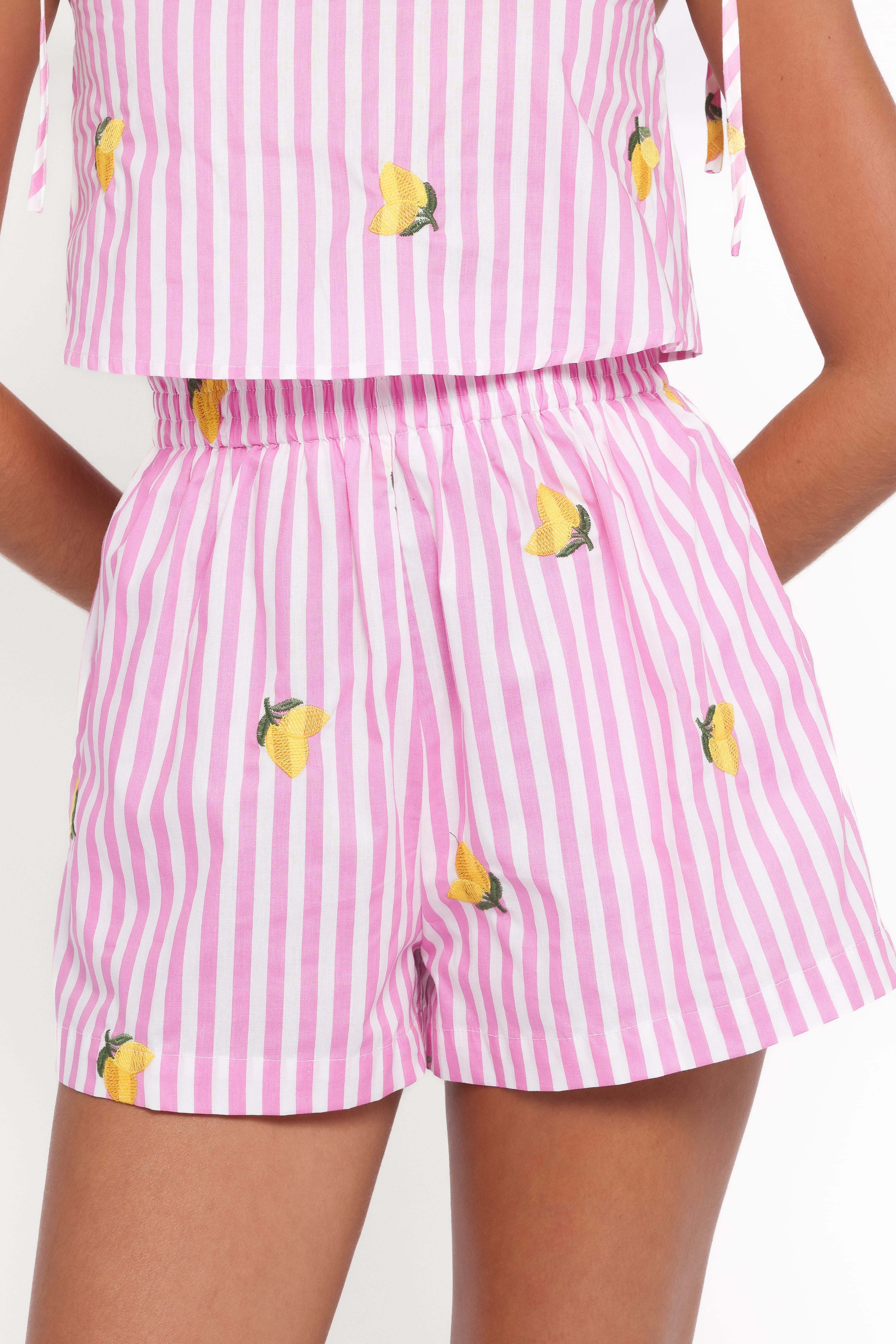 Callum Short Set - Pink Stripe - Image 5