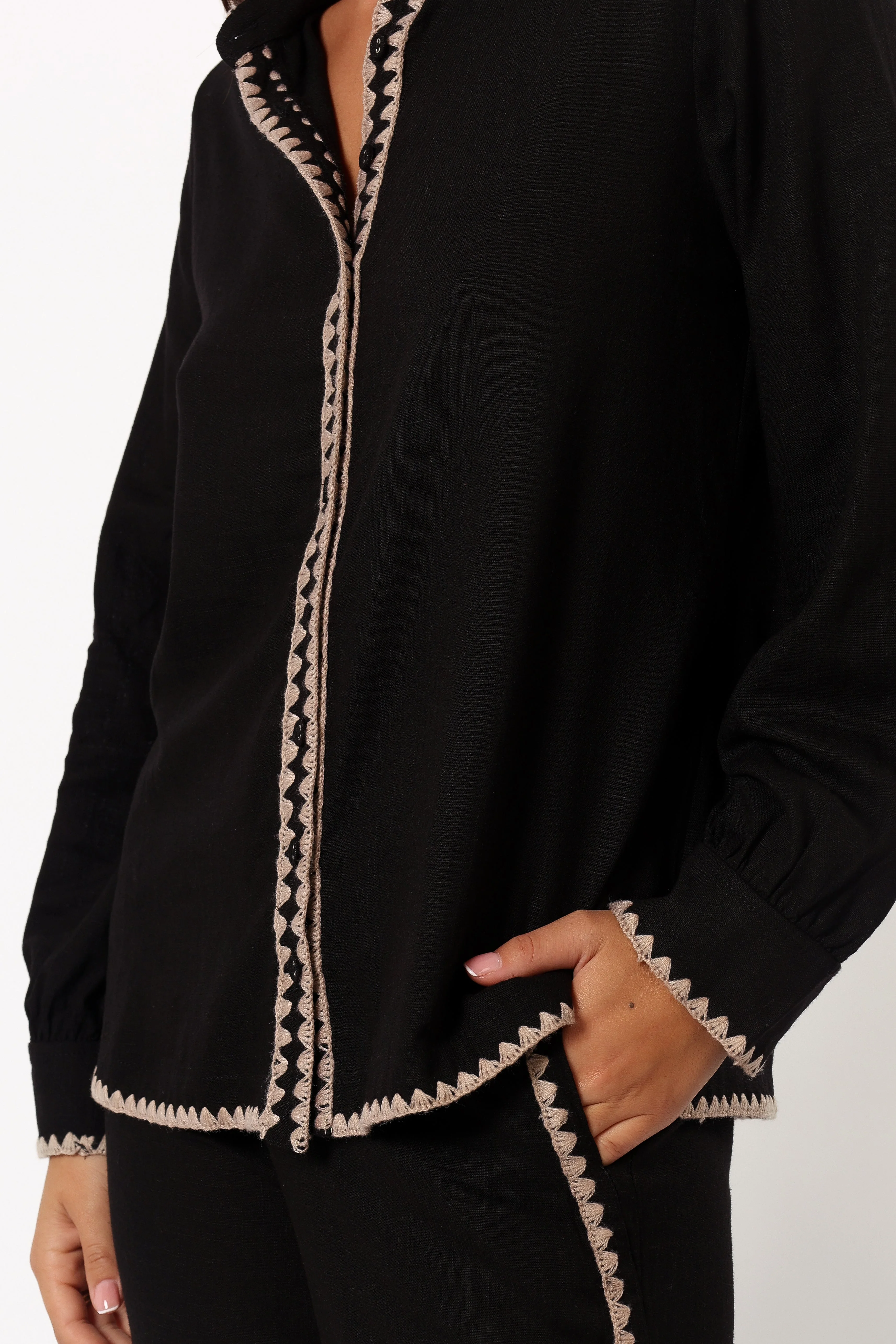 Calyse Top - Black - Image 2