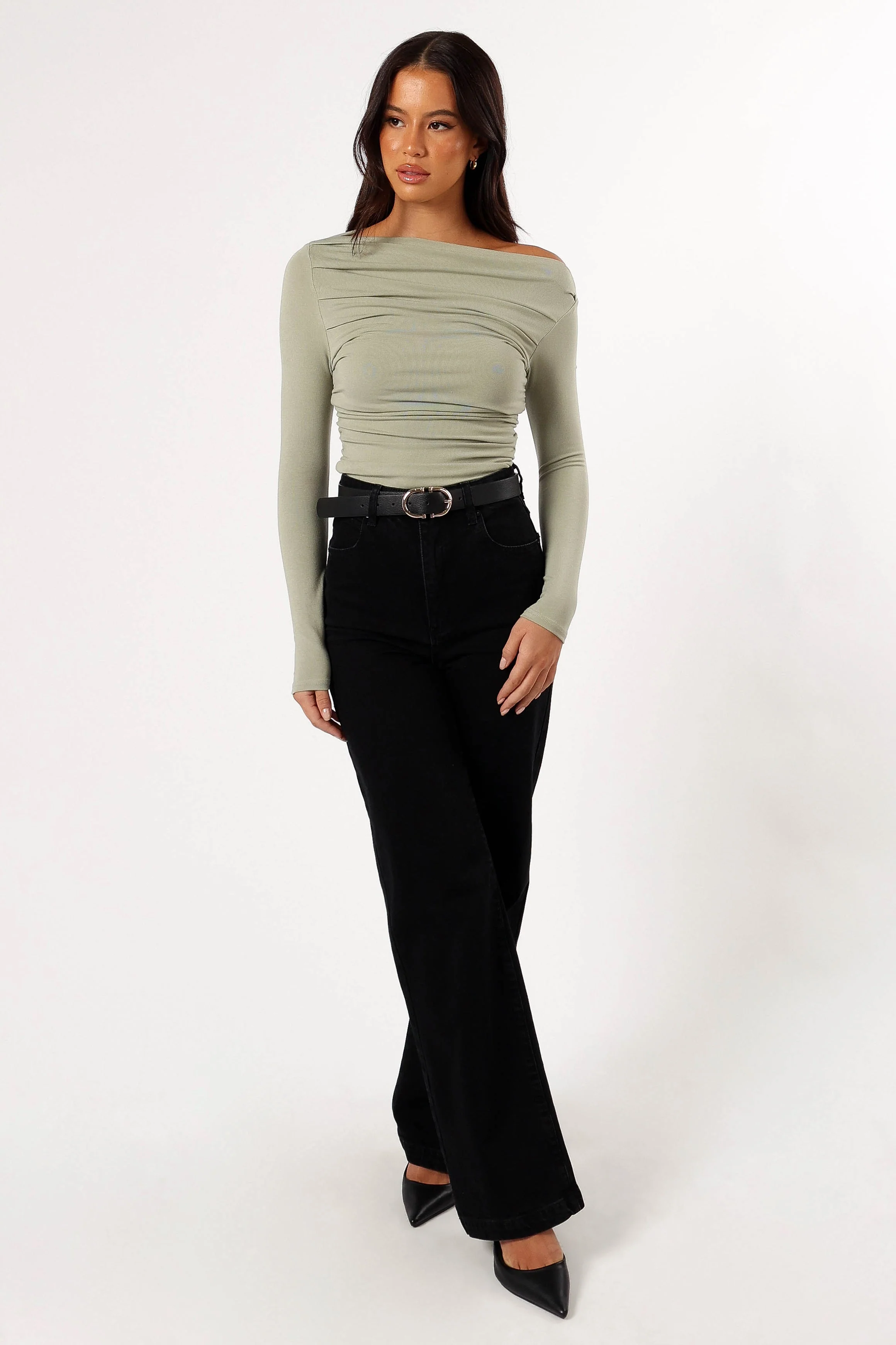Cer Knit Top - Sage - Image 2