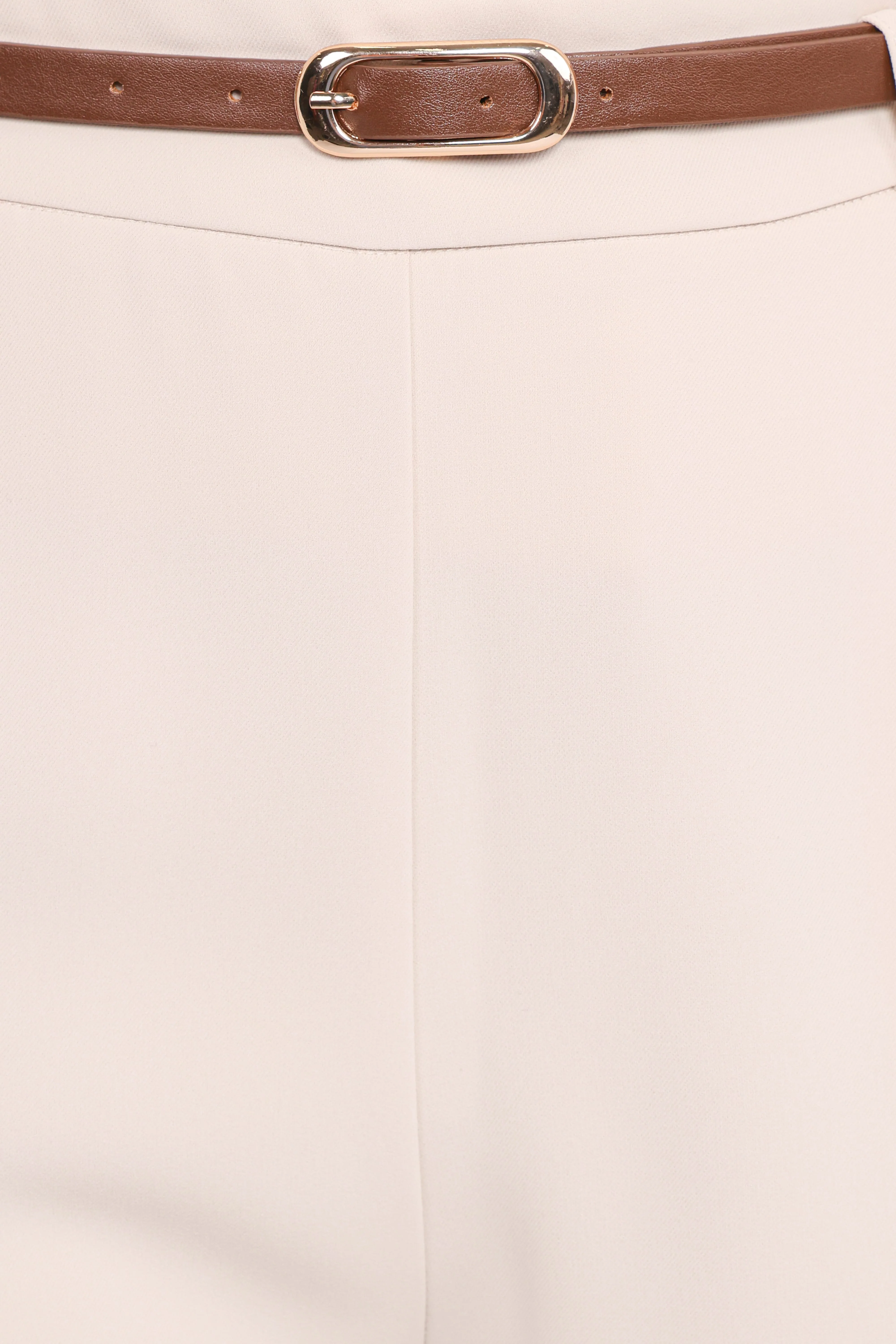 Ceres Belted Wide Leg Pant - Stone - Image 5