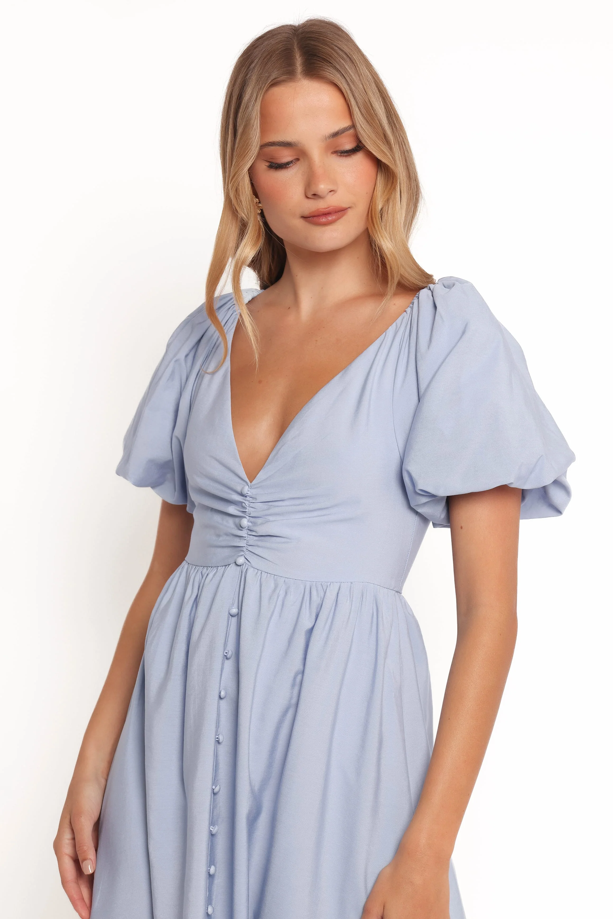 Charley Midi Dress - Blue - Image 5