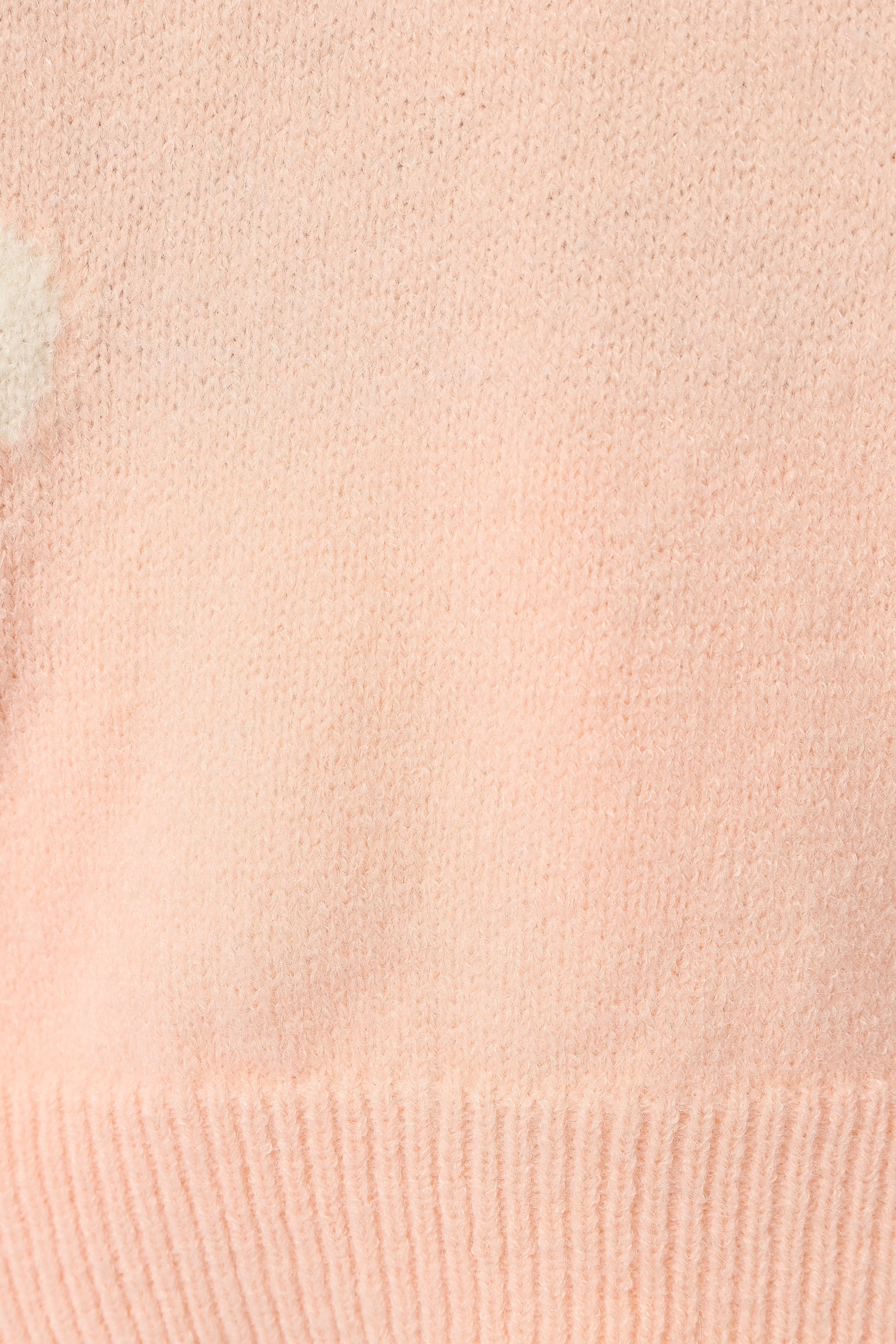 Charlie Flower Knit Sweater - Pink - Image 10