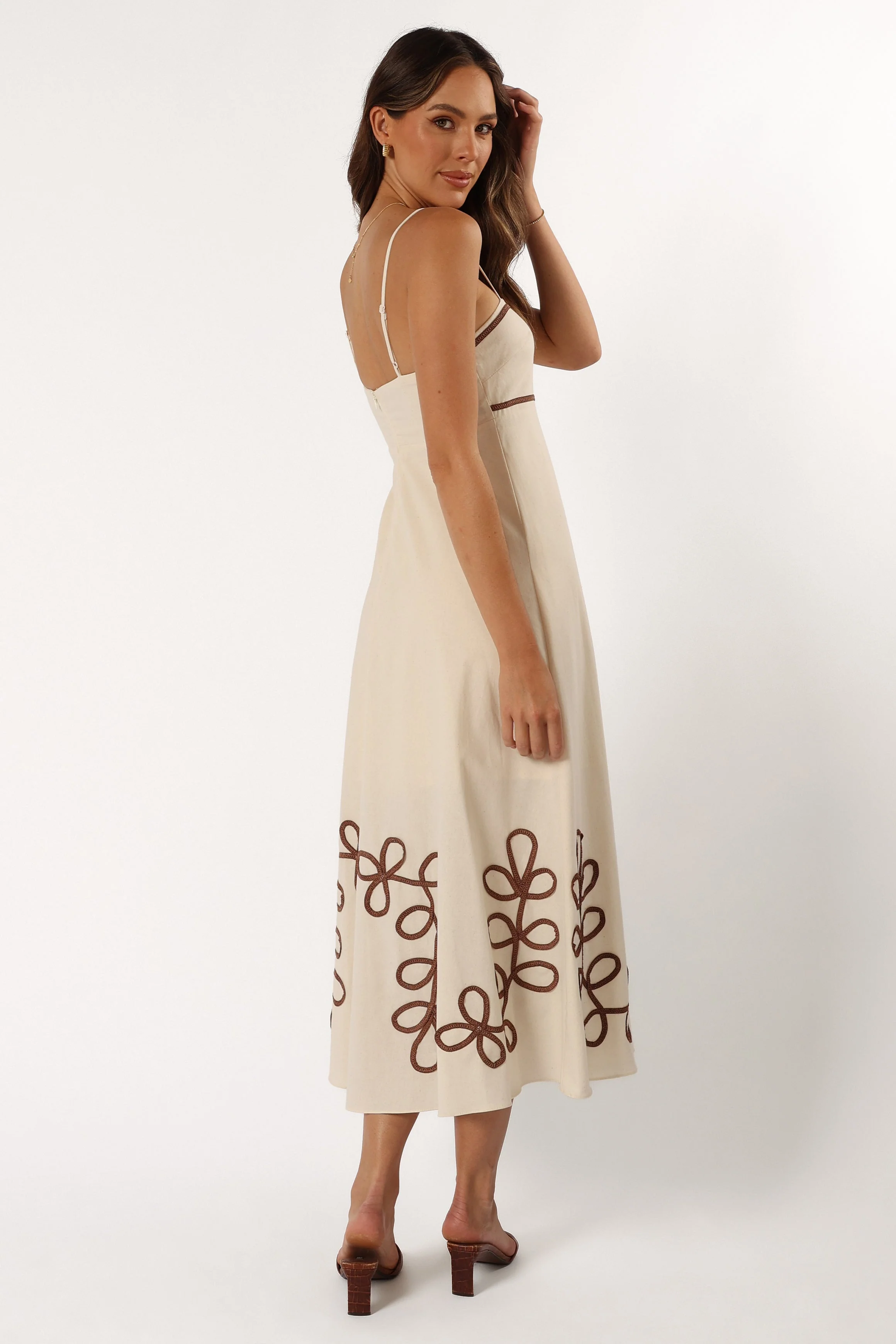 Charlotte Maxi Dress - Beige - Image 5