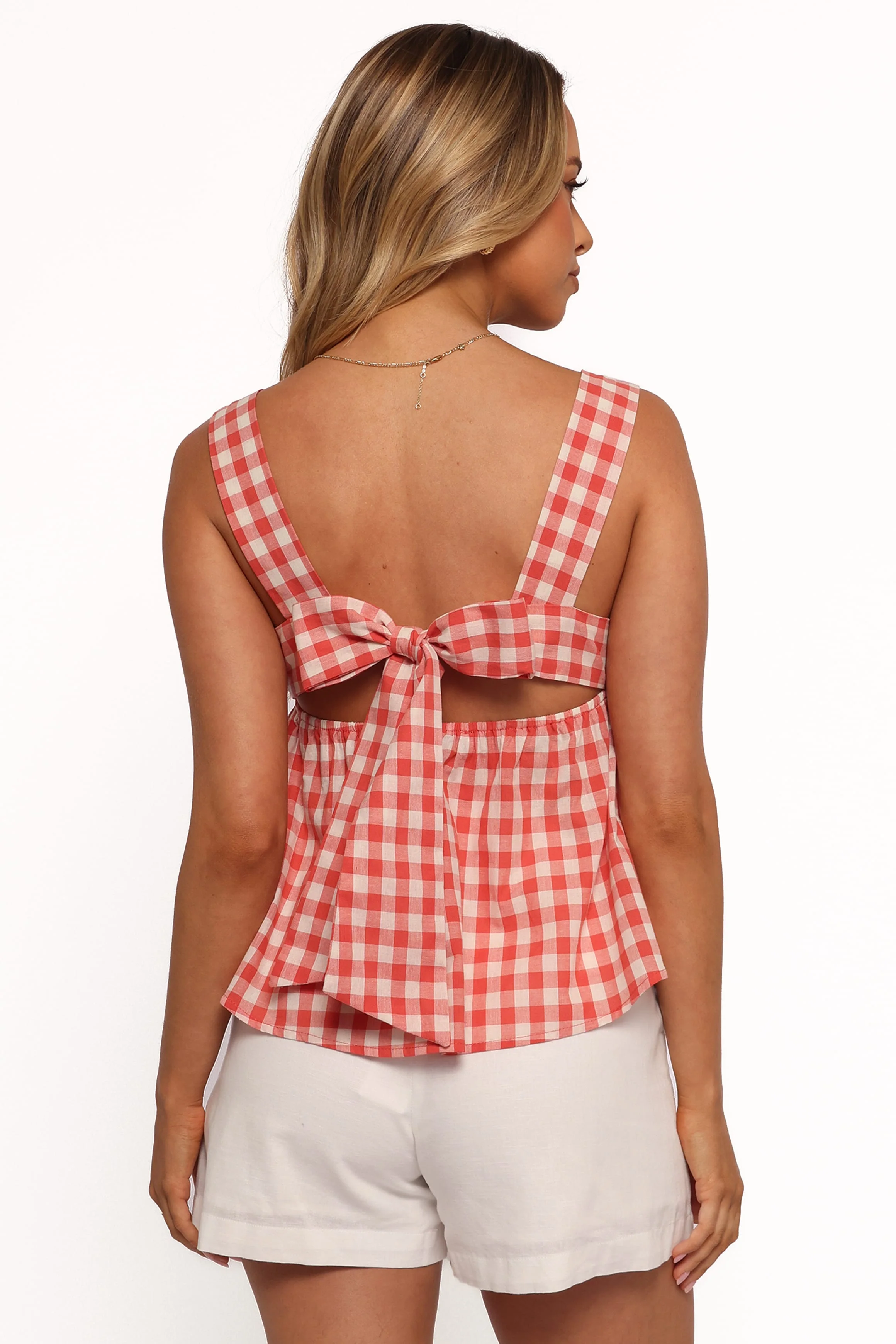 Chatham Top - Red Gingham - Image 3