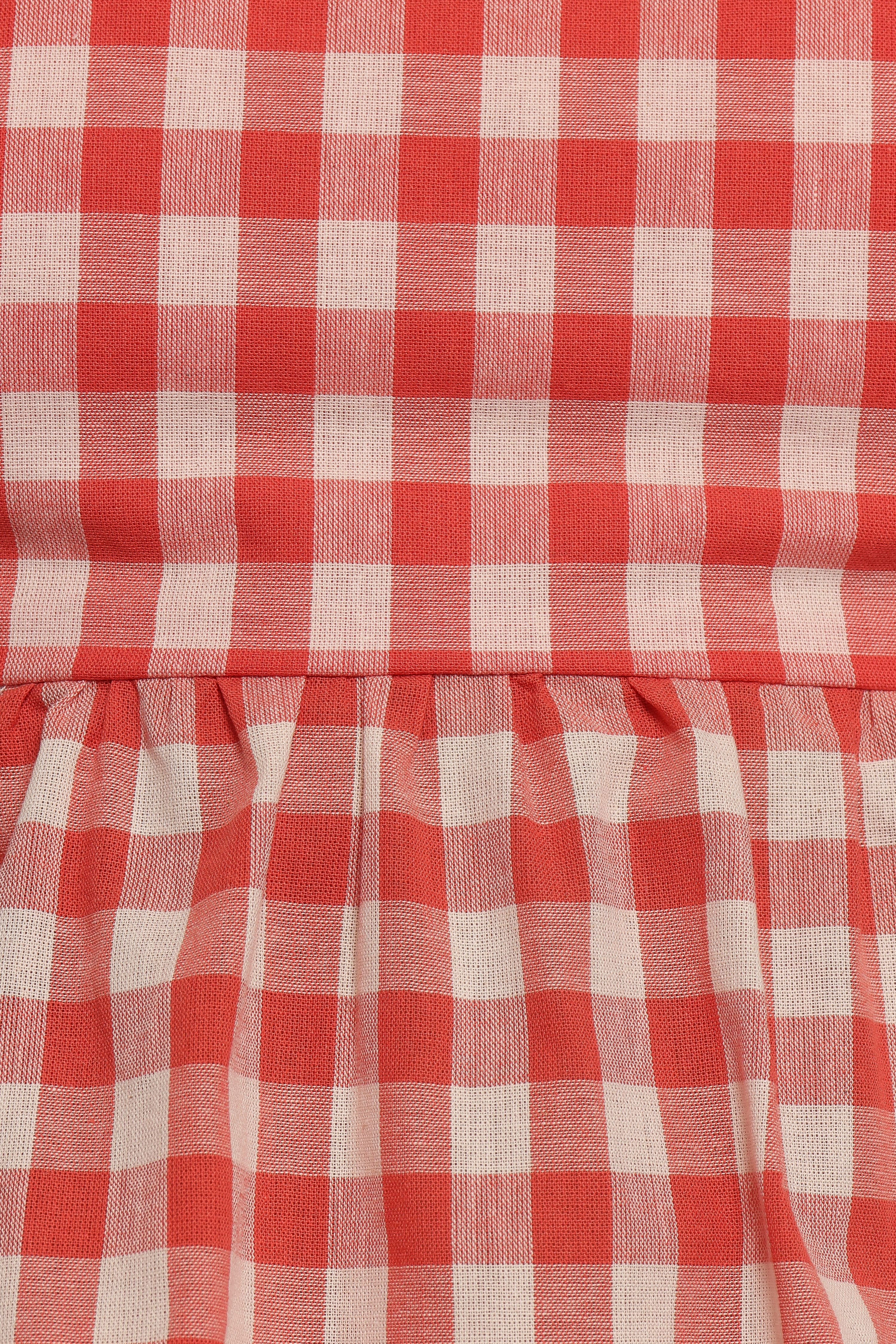 Chatham Top - Red Gingham - Image 7