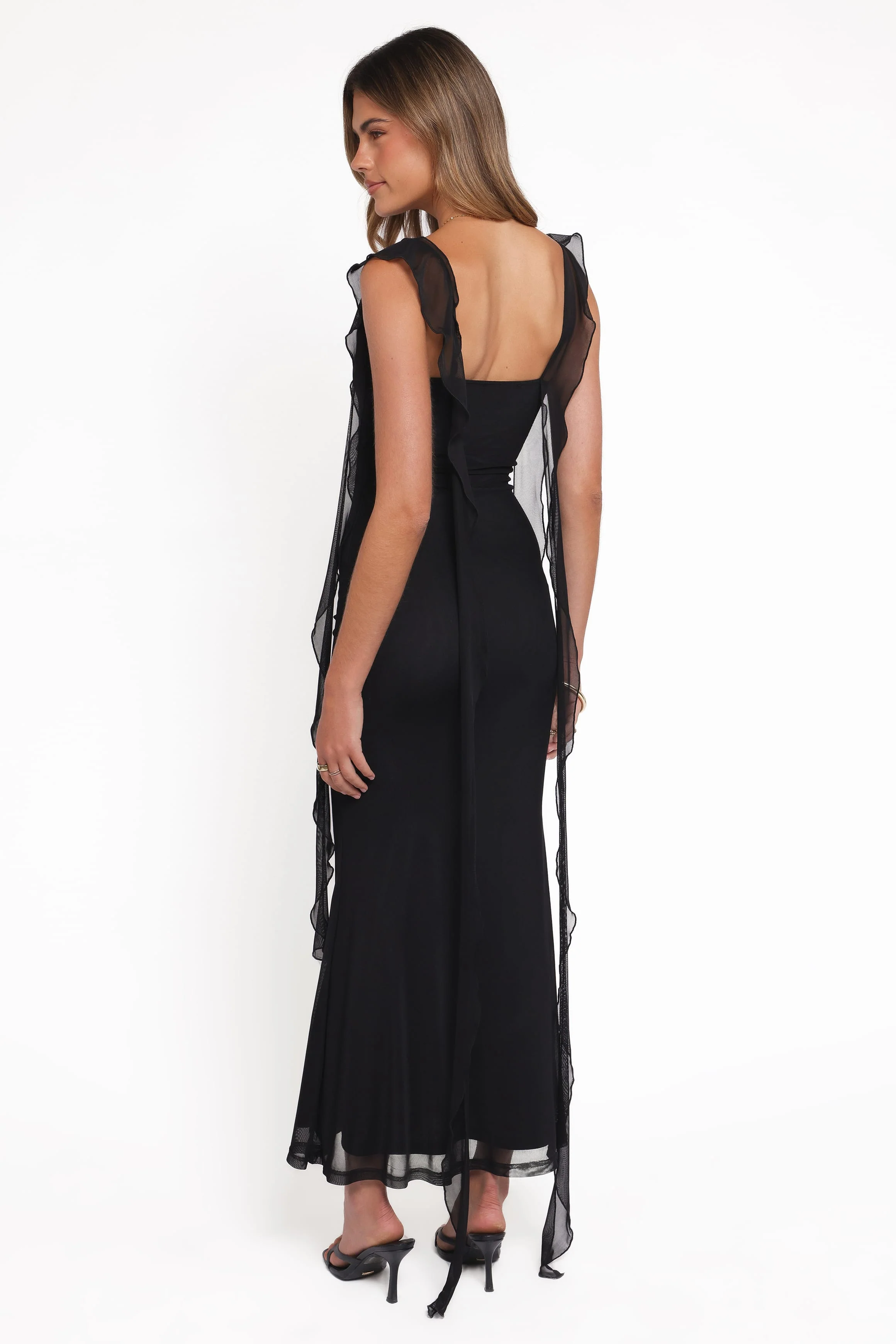 Chiara Maxi Dress - Black - Image 4