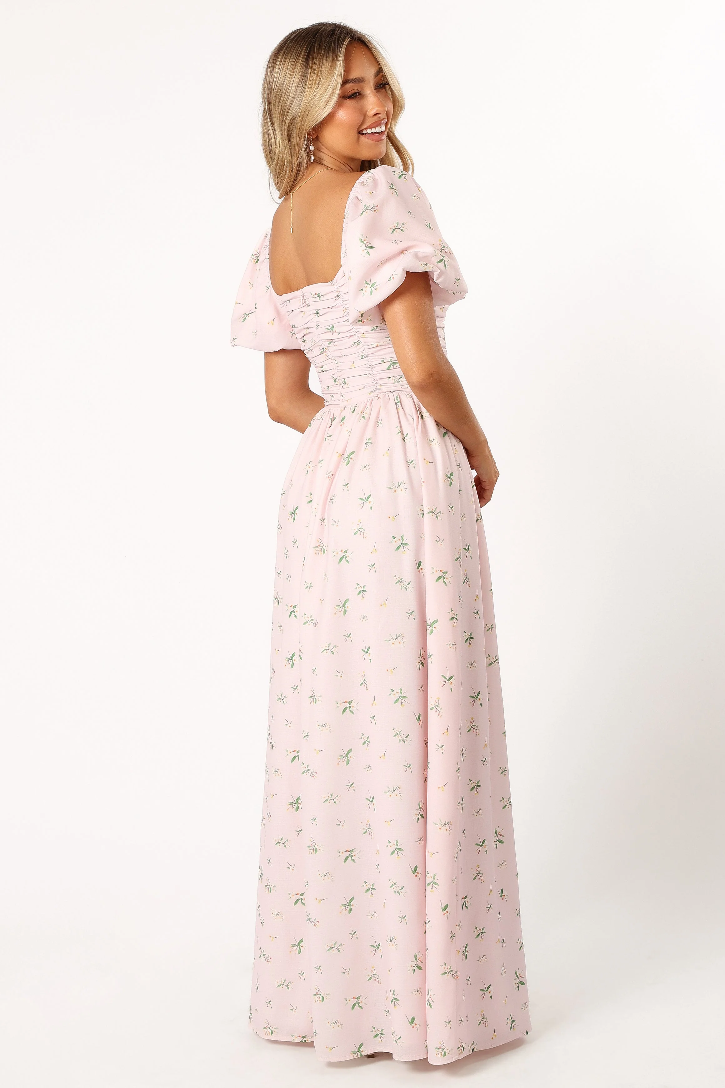 Chloe Puff Sleeve Dress - Chloe Print - Image 6