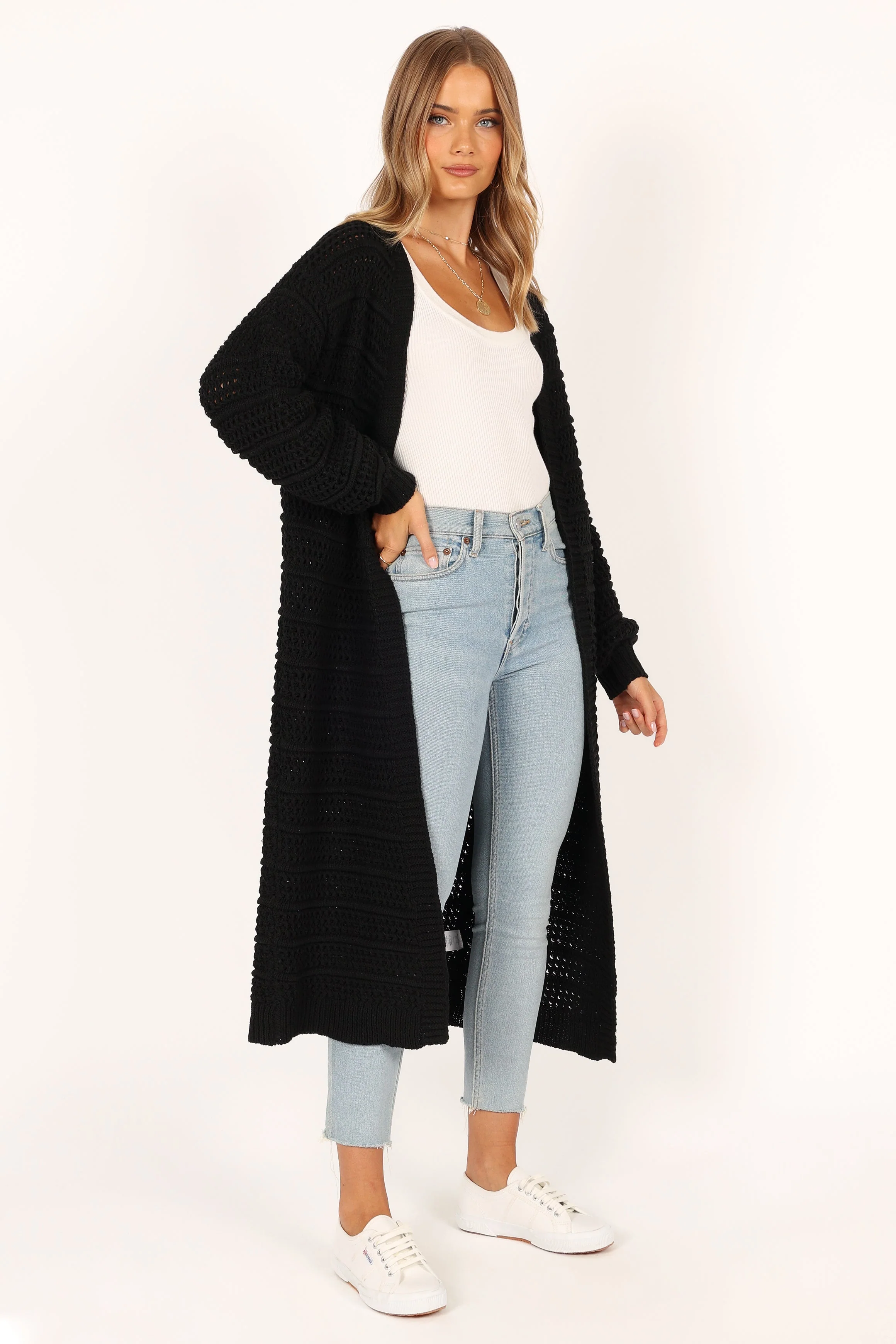 Chloelle Cardigan - Black - Image 7