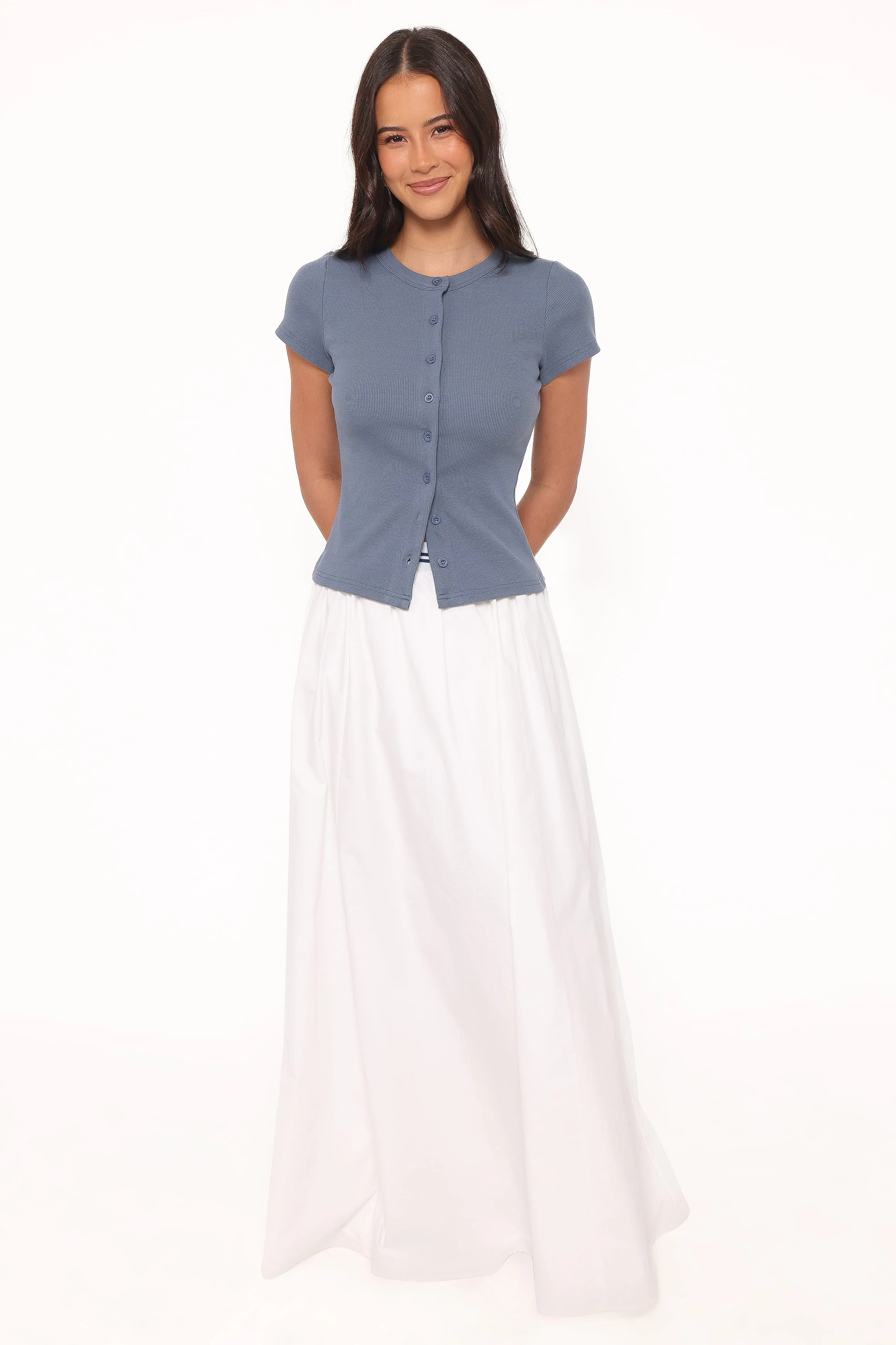 Christine Maxi Skirt - White - Image 6