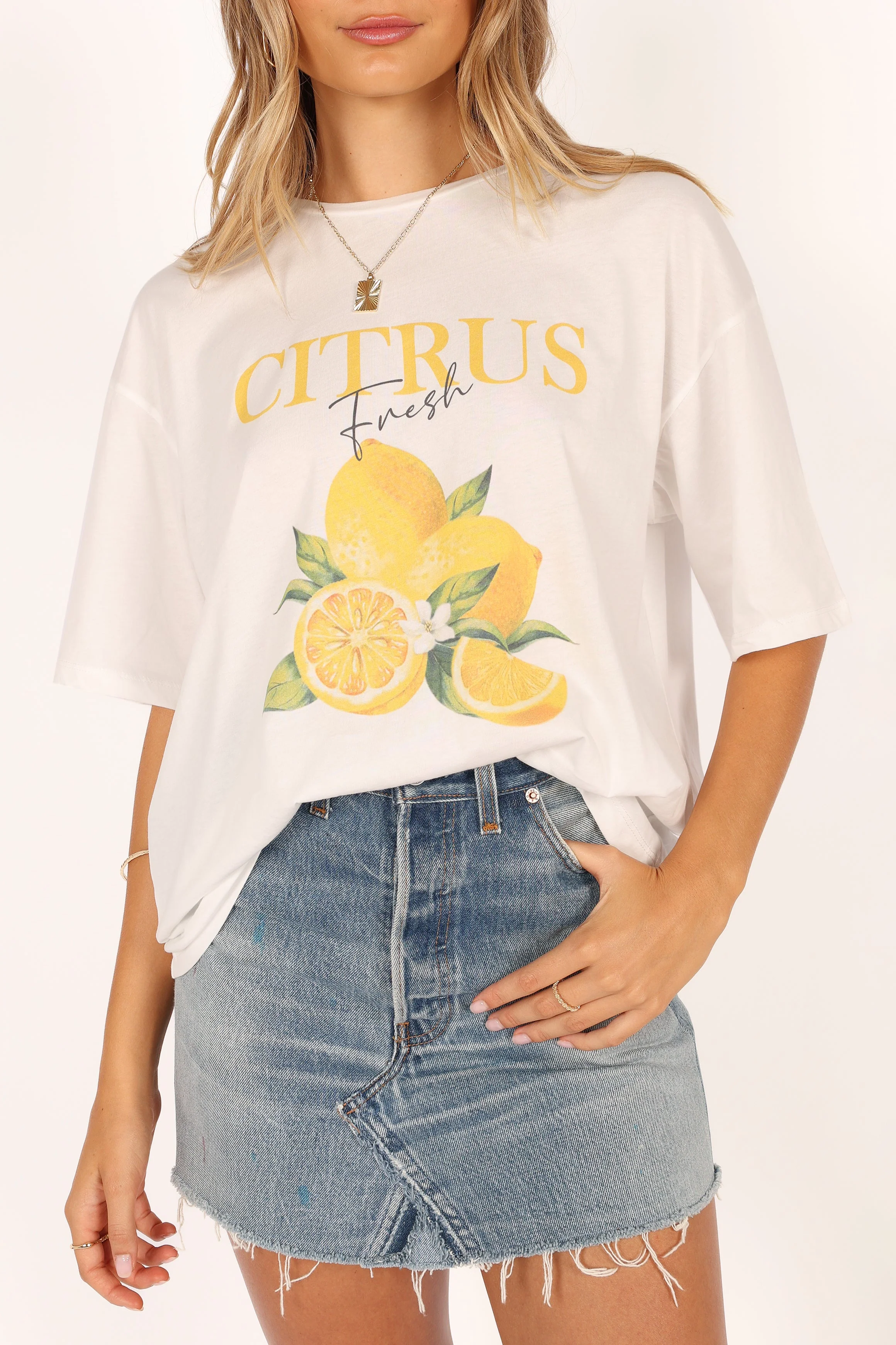Citrus Tee - White - Image 10