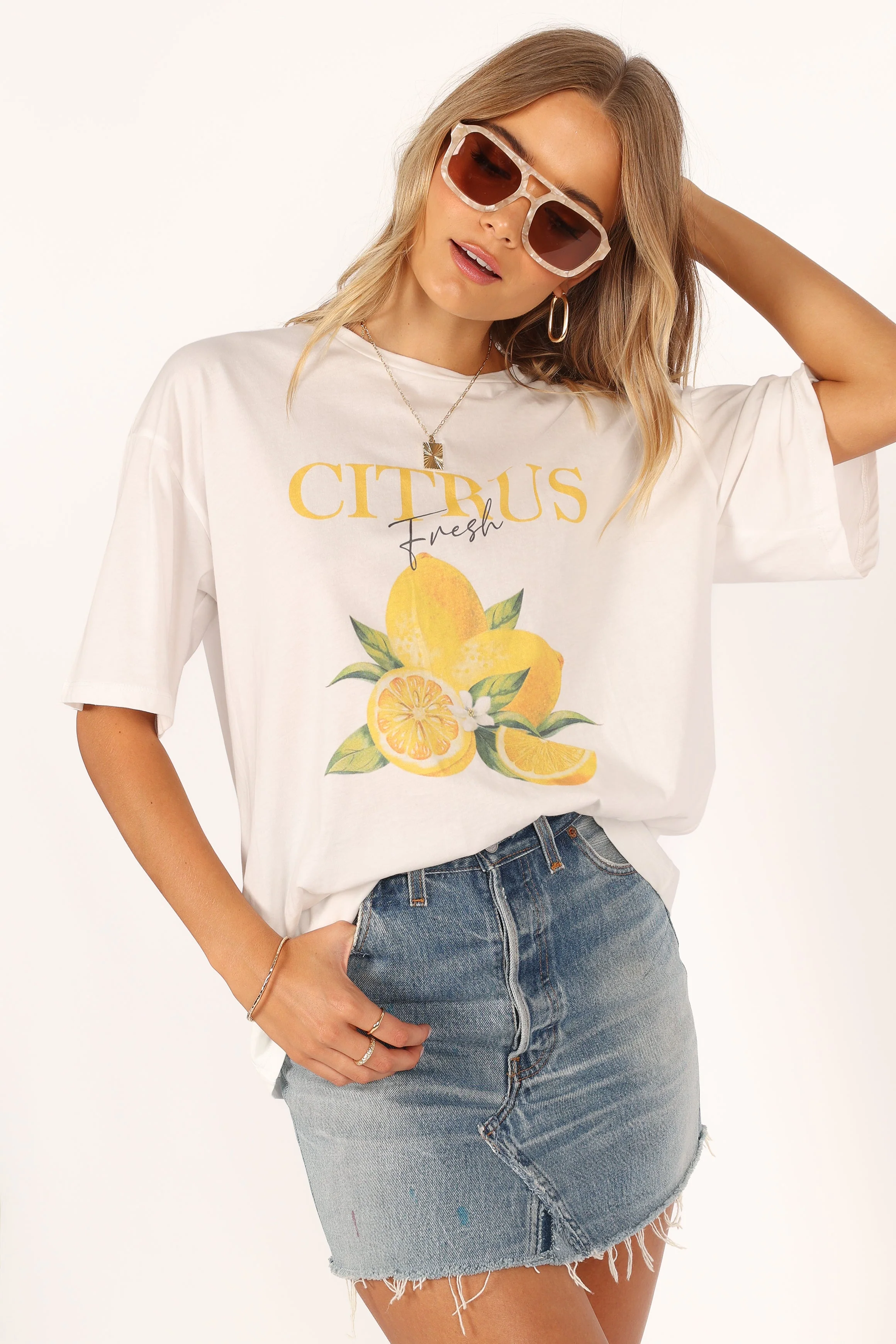 Citrus Tee - White - Image 3