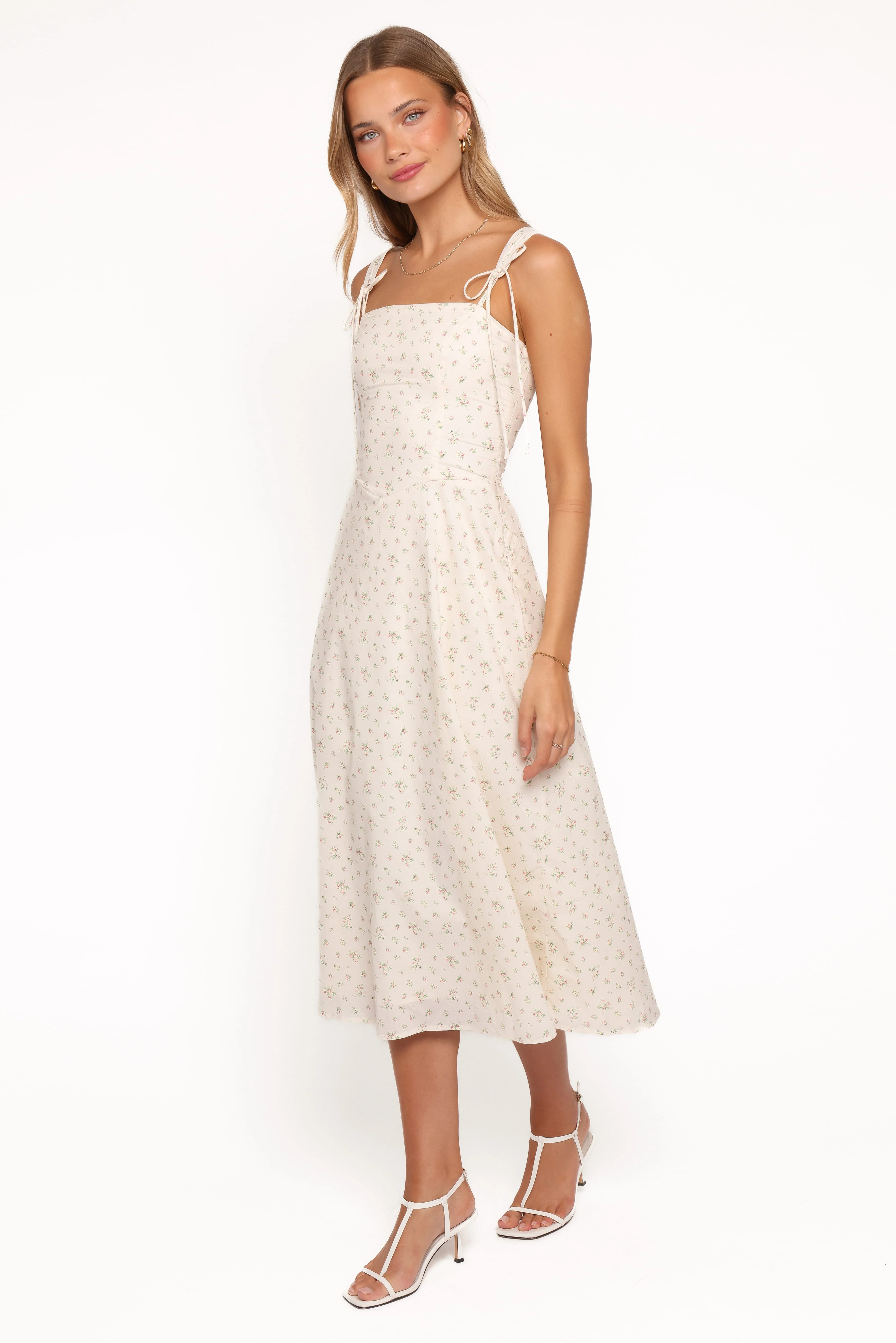 Clarissa Midi Dress - White Betty - Image 5