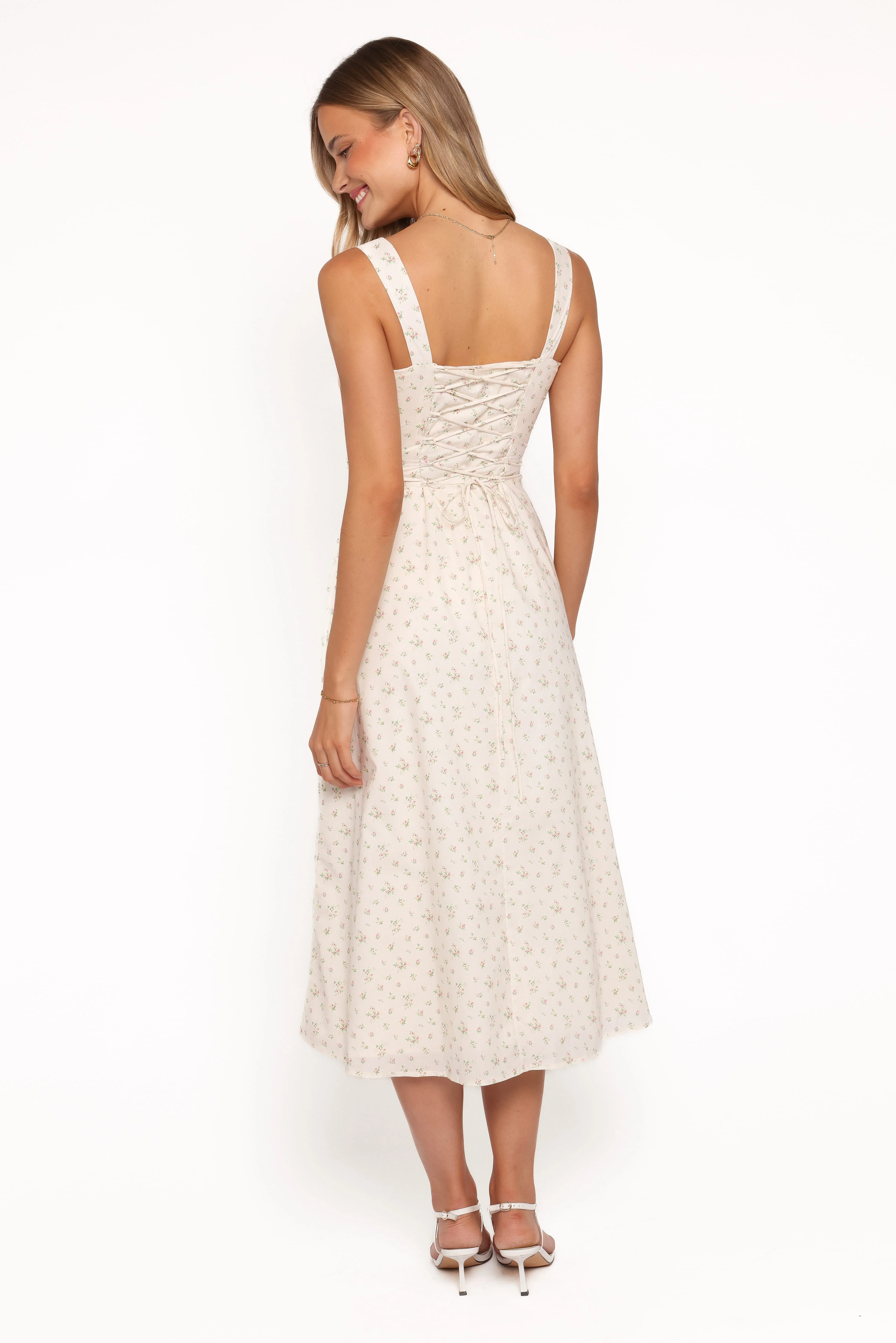 Clarissa Midi Dress - White Betty - Image 6