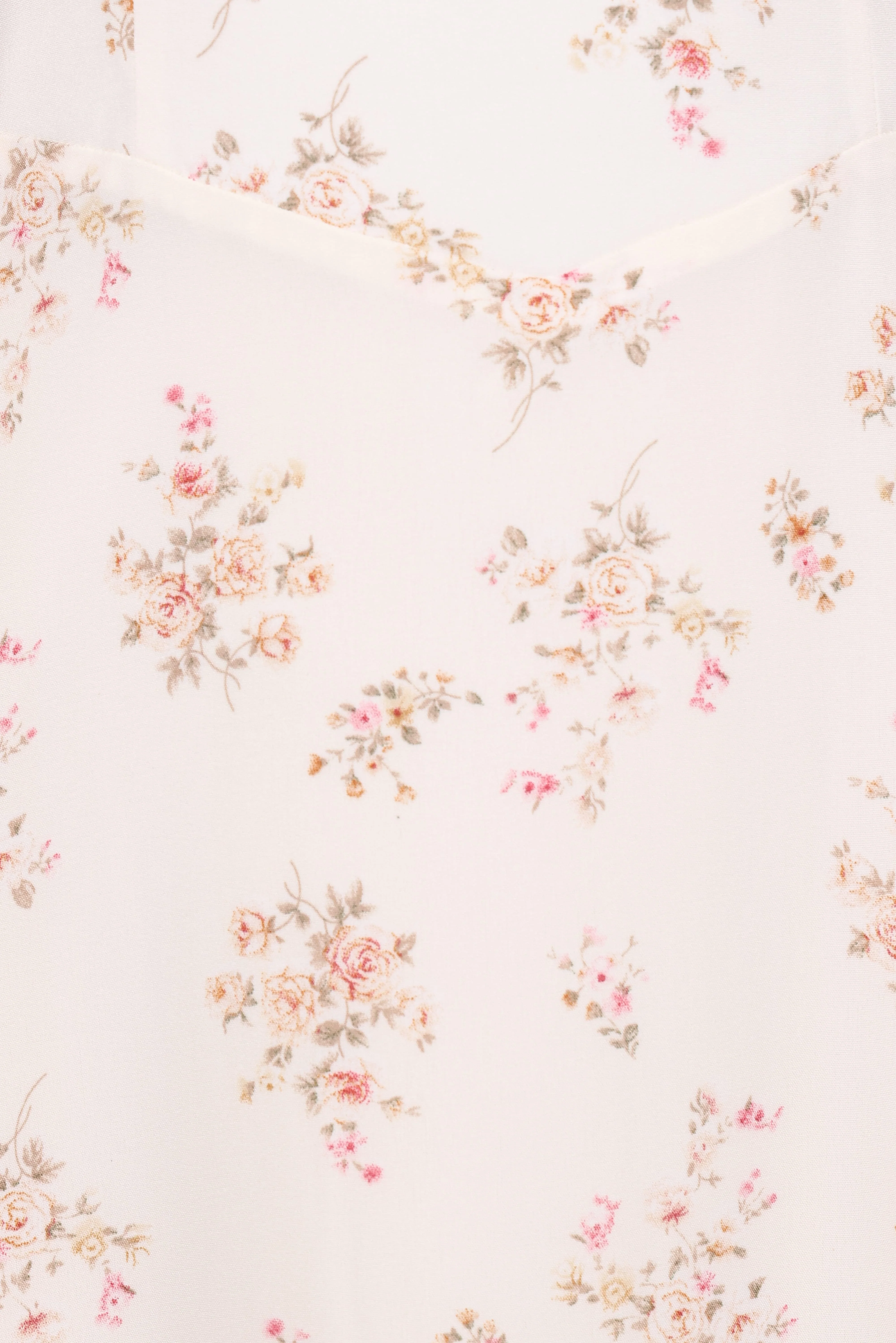 Clarissa Midi Dress - White Floral - Image 7