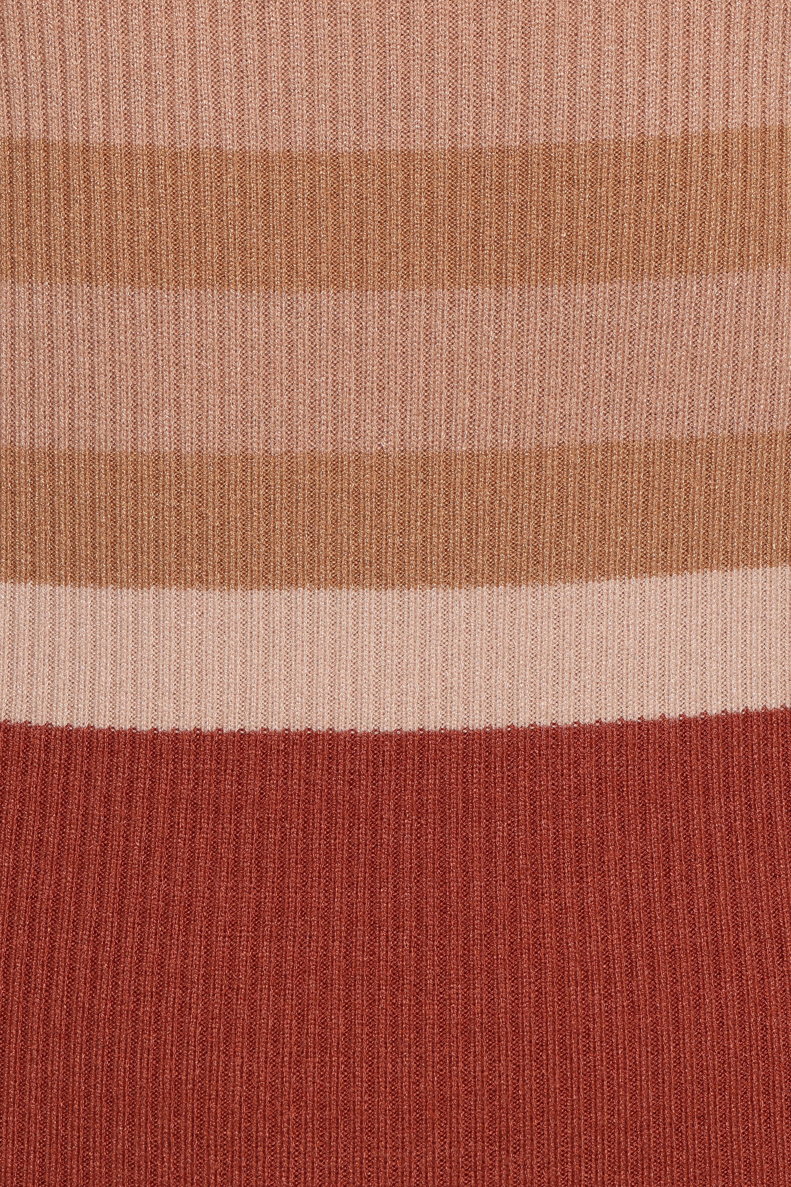 Colten Long Sleeve Knit Dress - Brown Stripe - Image 9