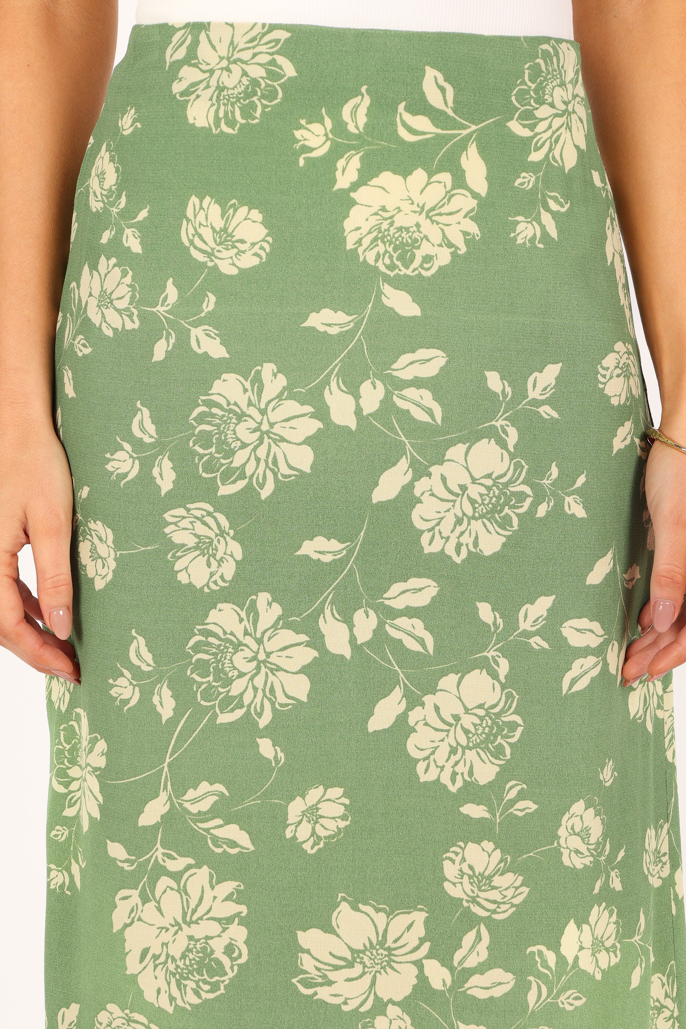 Cordelia Midi Skirt - Green - Image 3