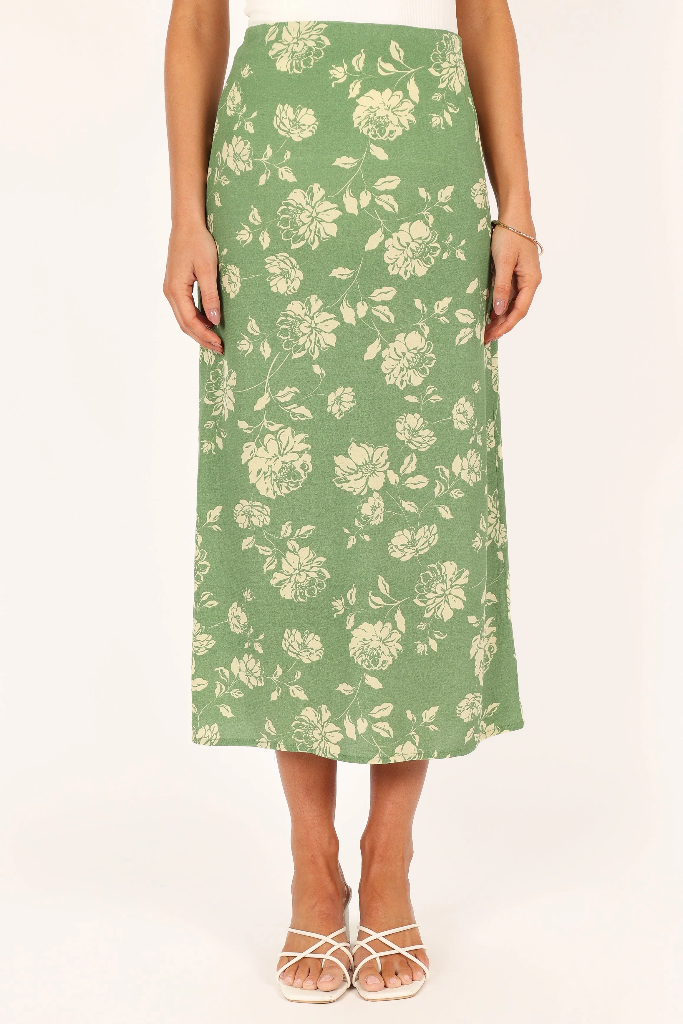 Cordelia Midi Skirt - Green - Image 4