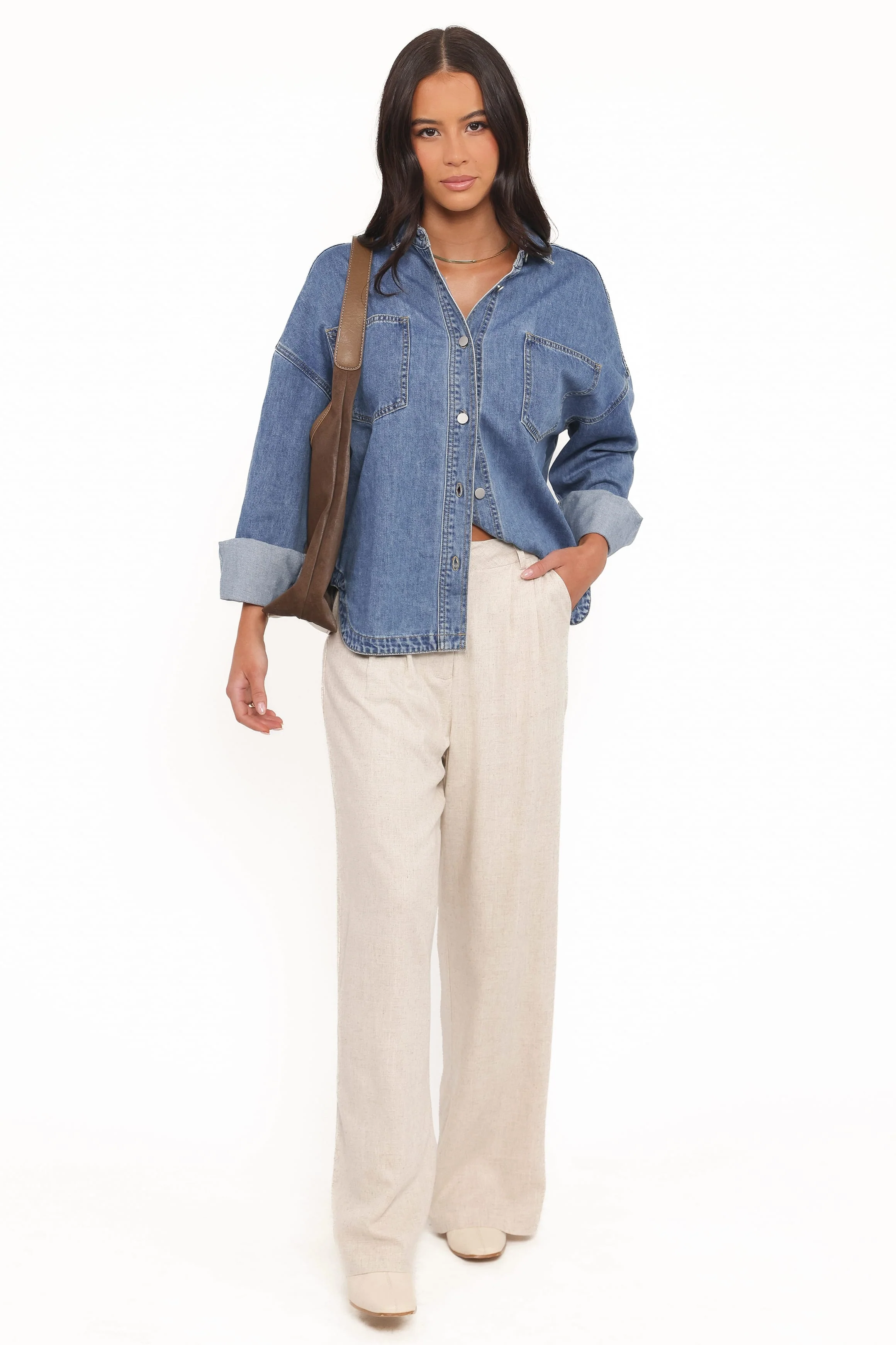 Cornelia Denim Shirt - Blue - Image 6