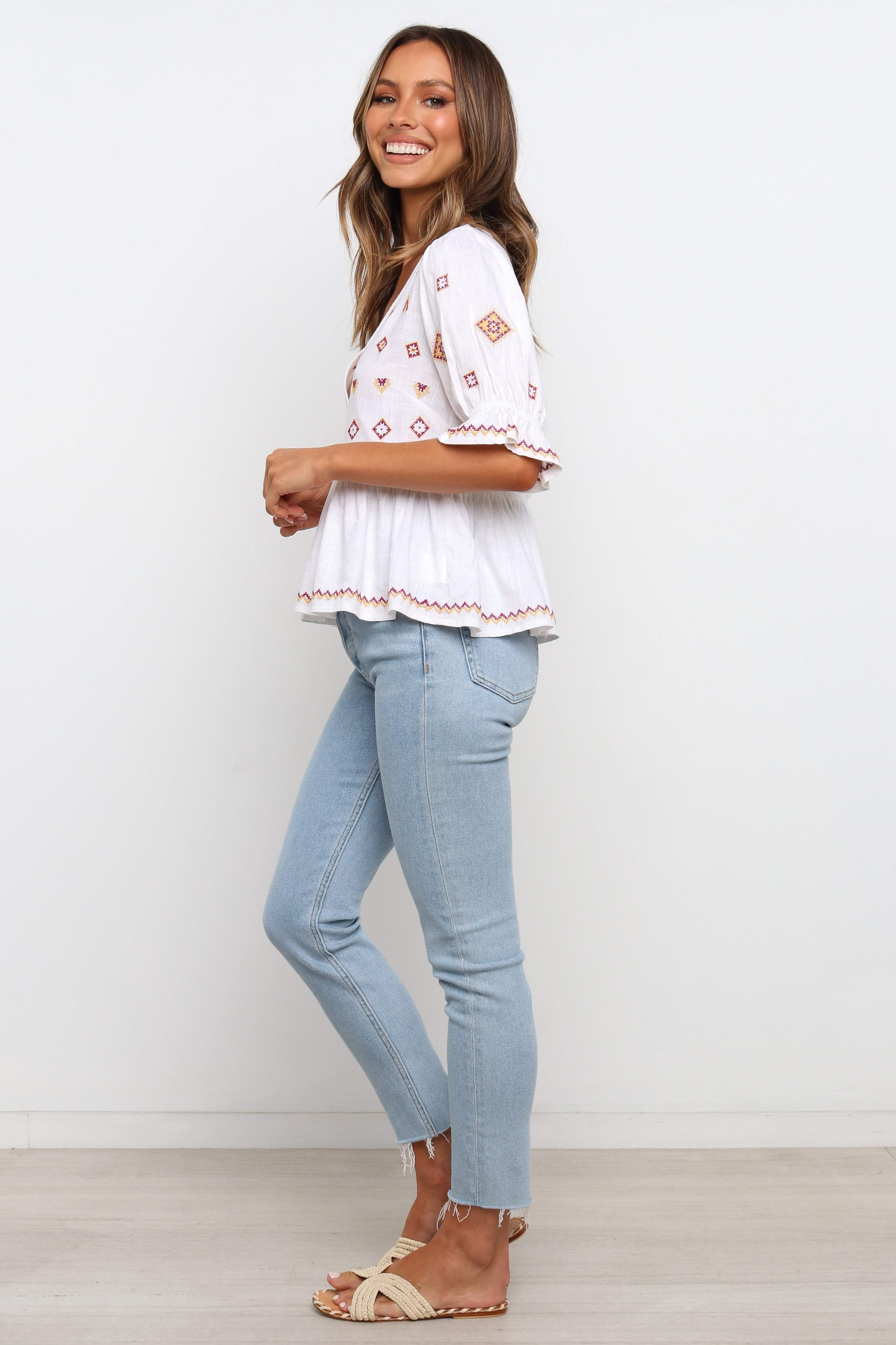 Dawston Top - White - Image 5