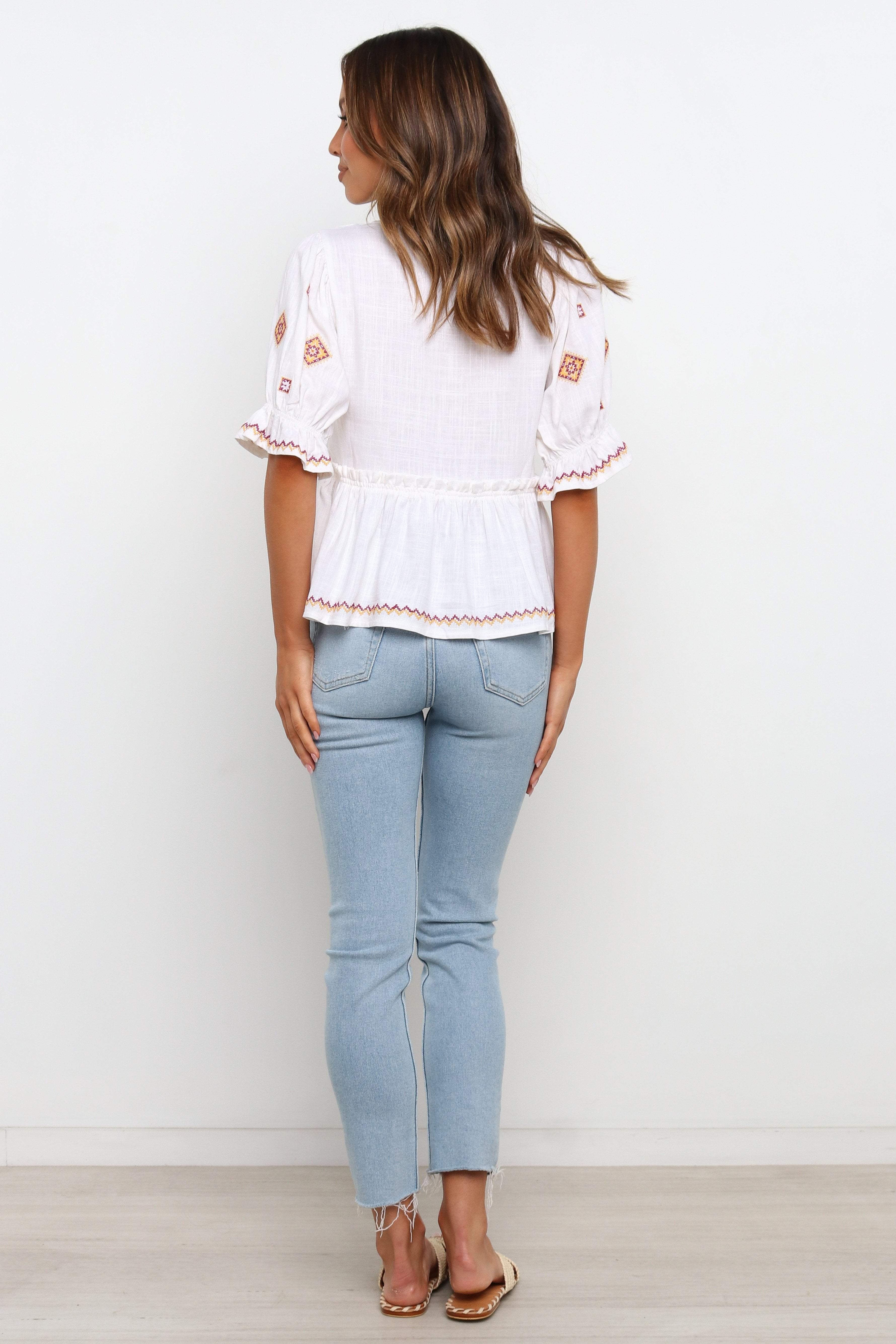 Dawston Top - White - Image 6