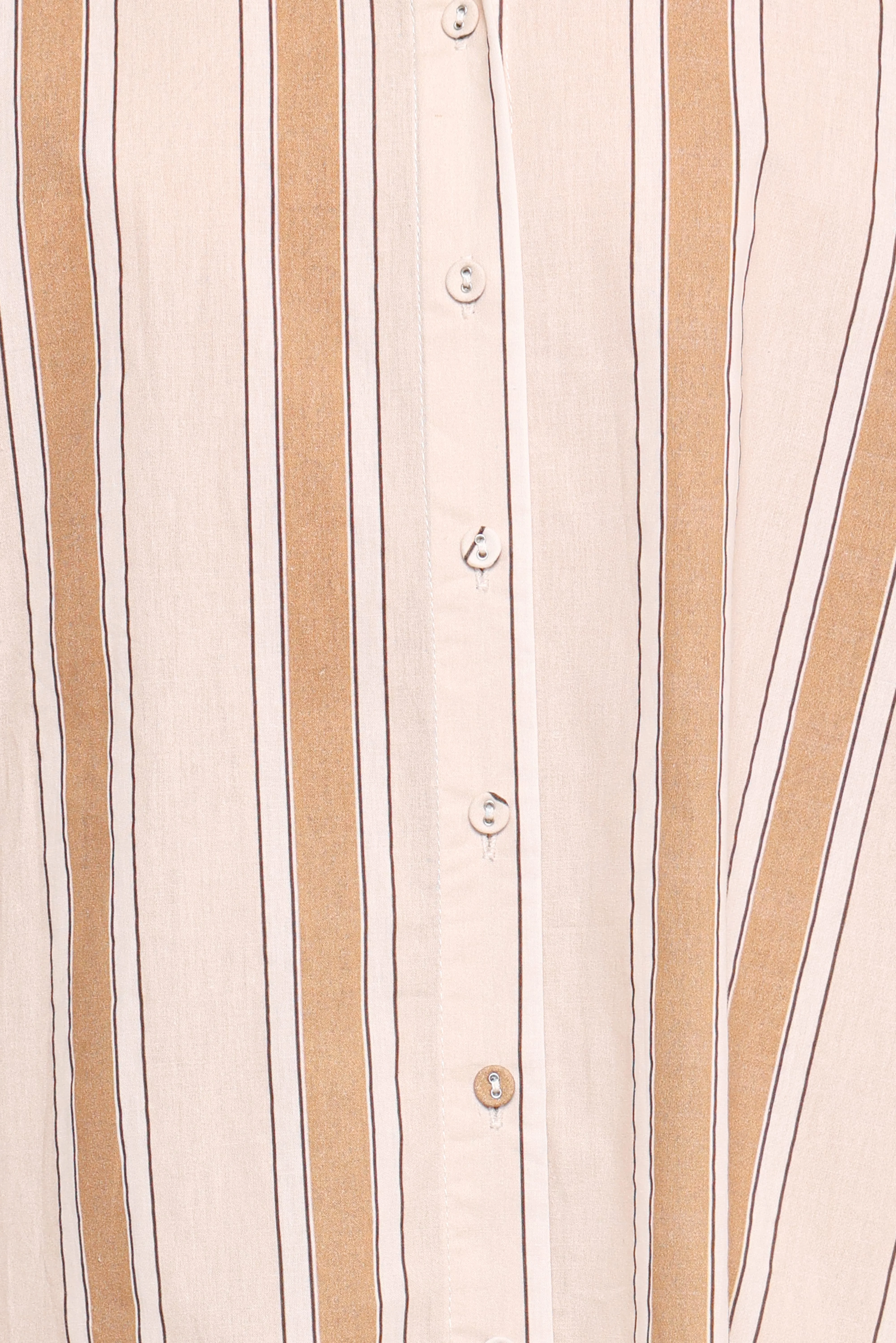 Dean Long Sleeve Short Set - Beige Stripe - Image 7