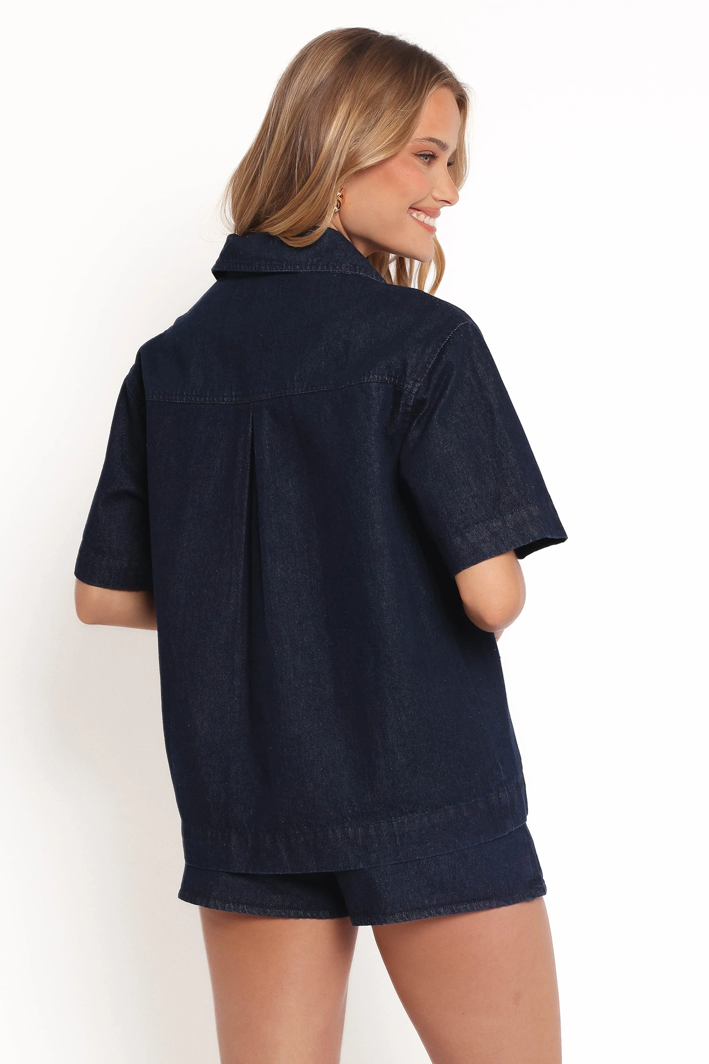 Della Denim Shirt - Raw Denim - Image 4