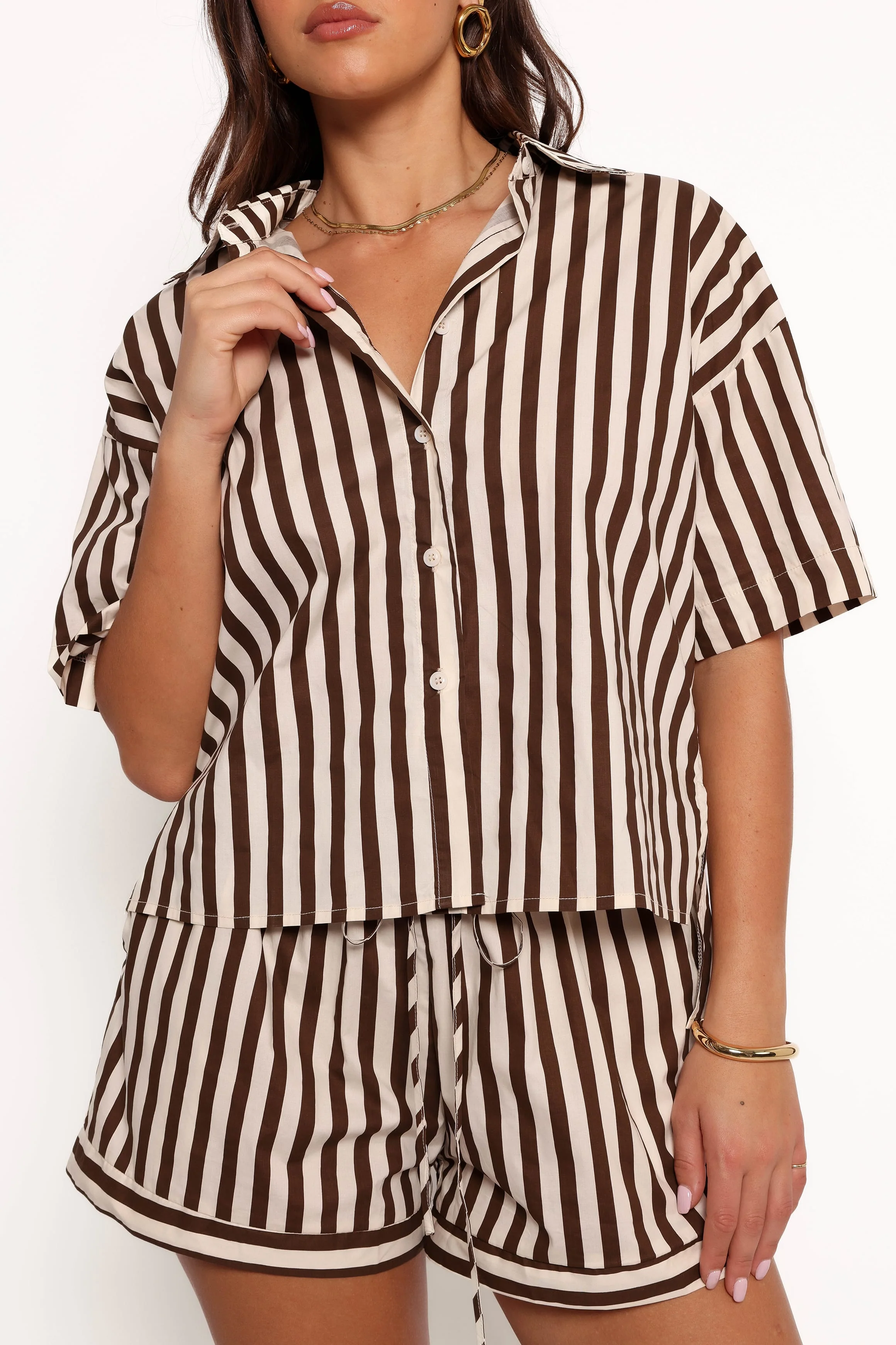 Dermot Set - Chocolate Stripe - Image 2