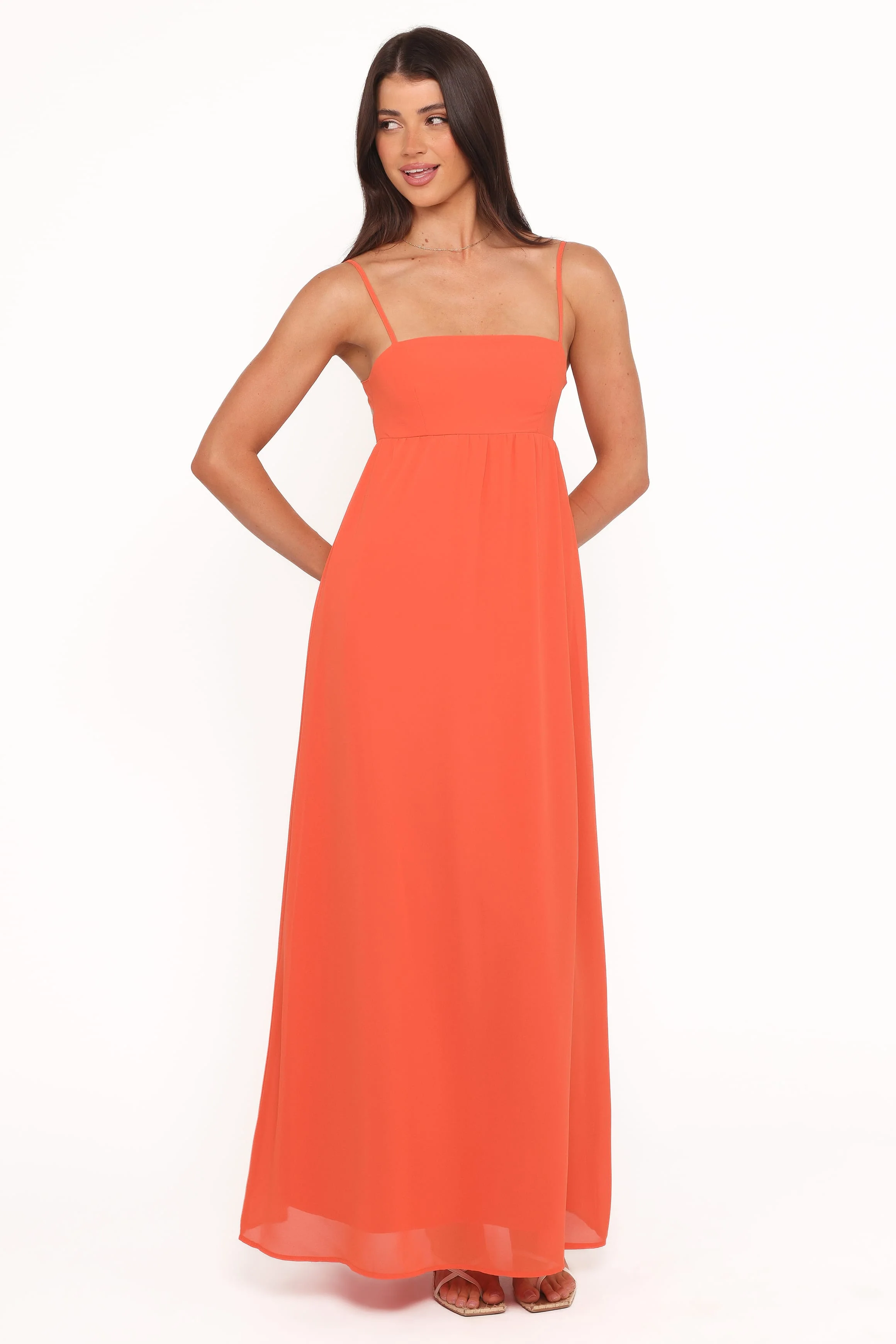 Dominica Maxi Dress - Peach - Image 2