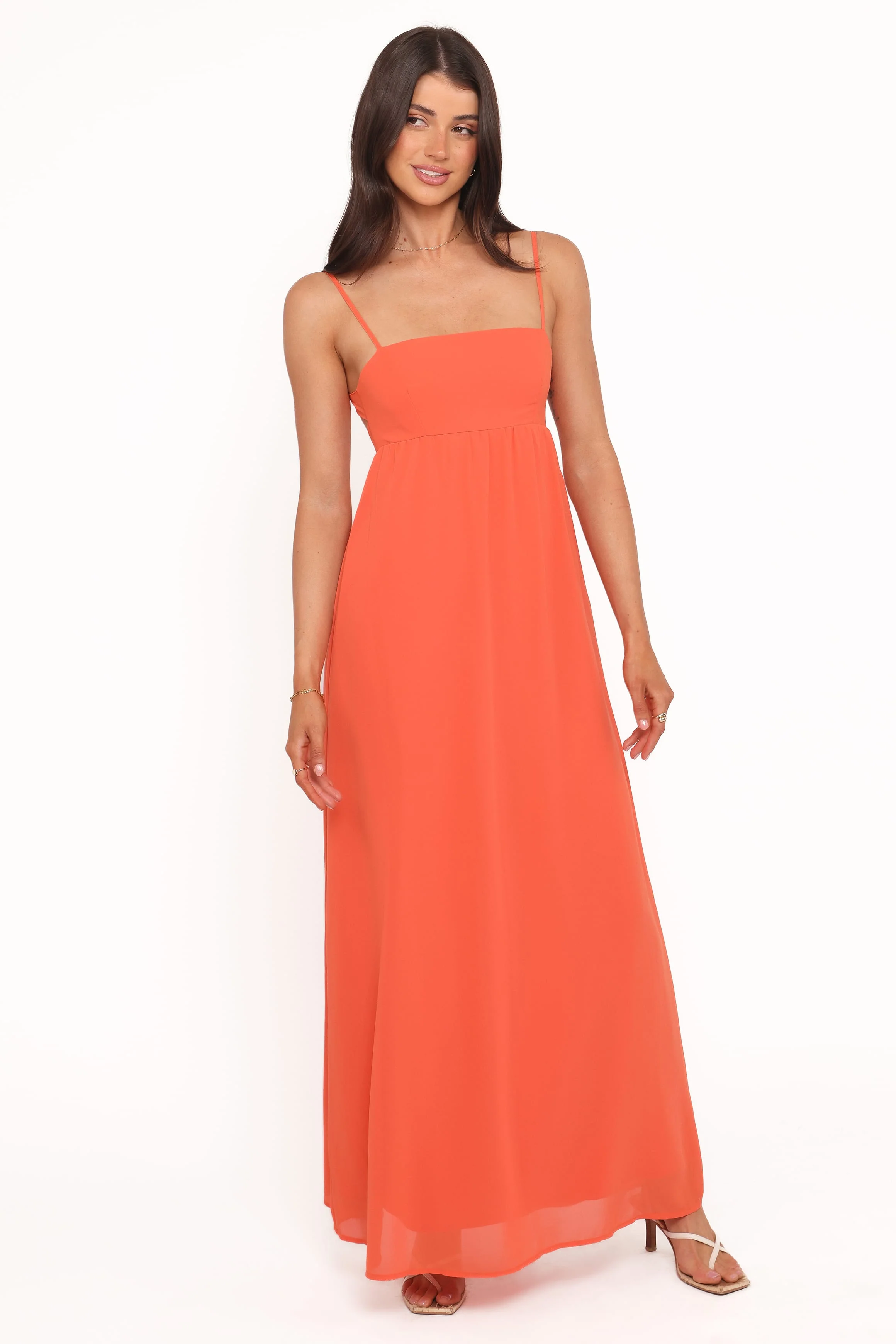 Dominica Maxi Dress - Peach - Image 6