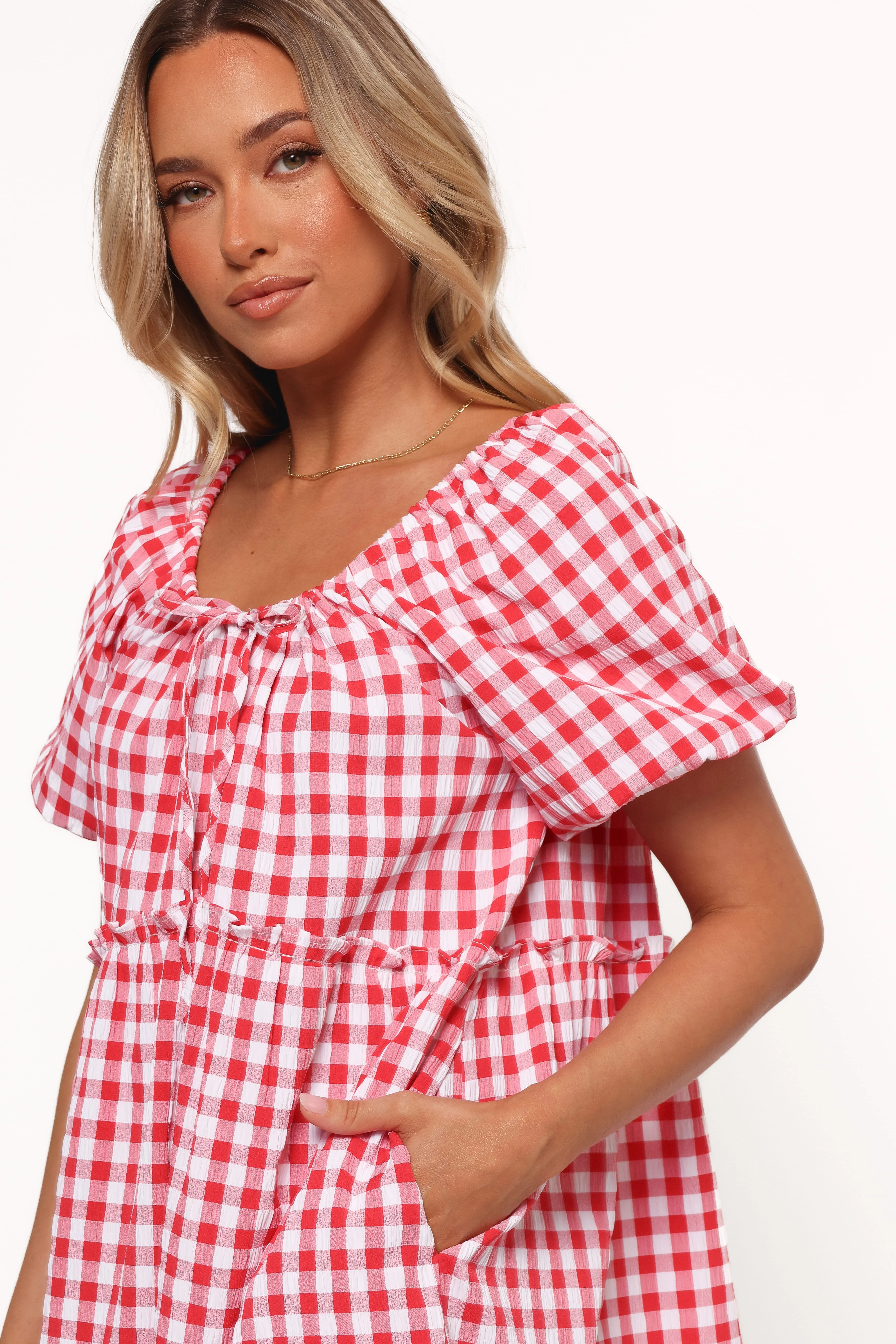 Dorothea Mini Dress - Red - Image 7