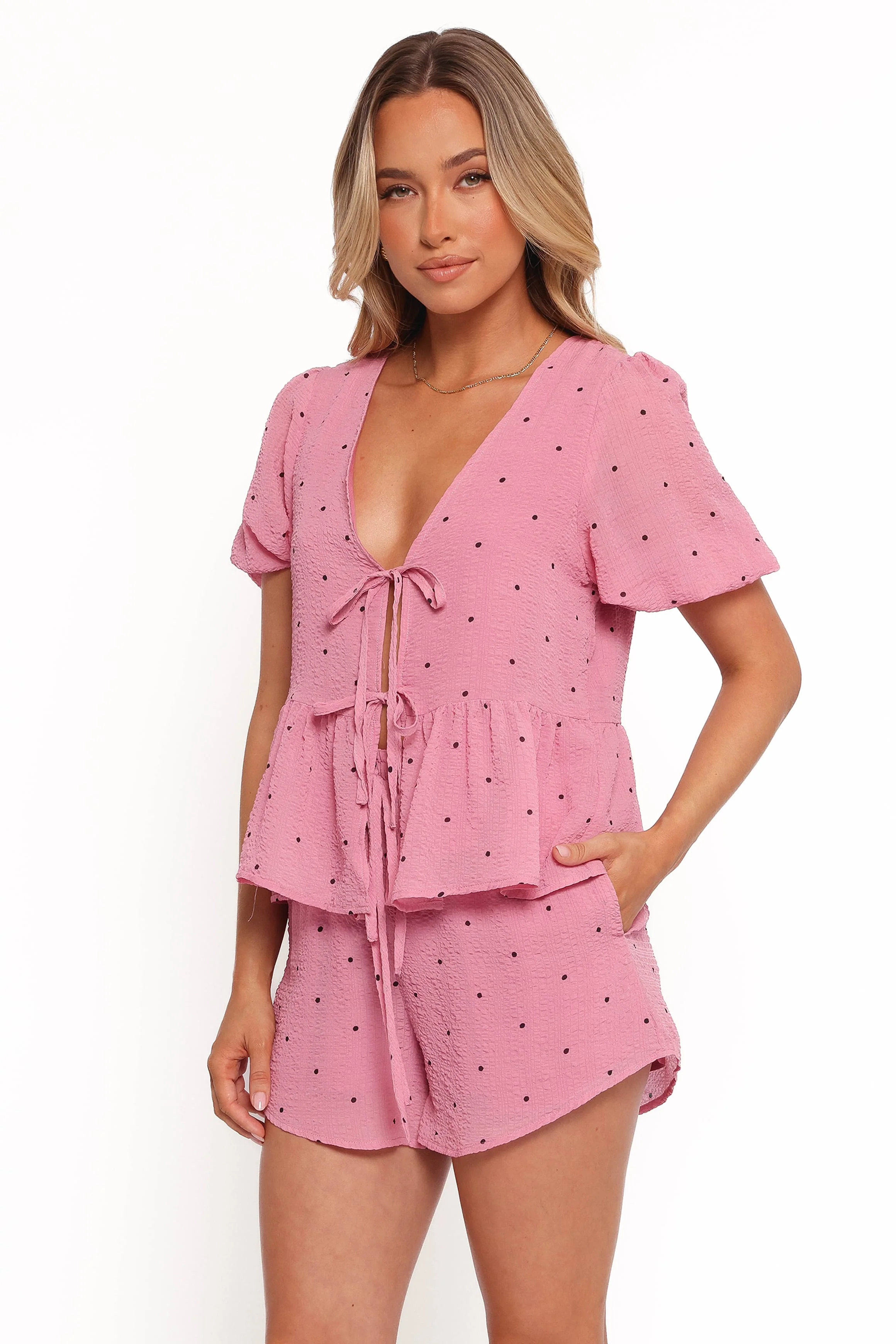Dory Top - Pink Polka Dot - Image 5