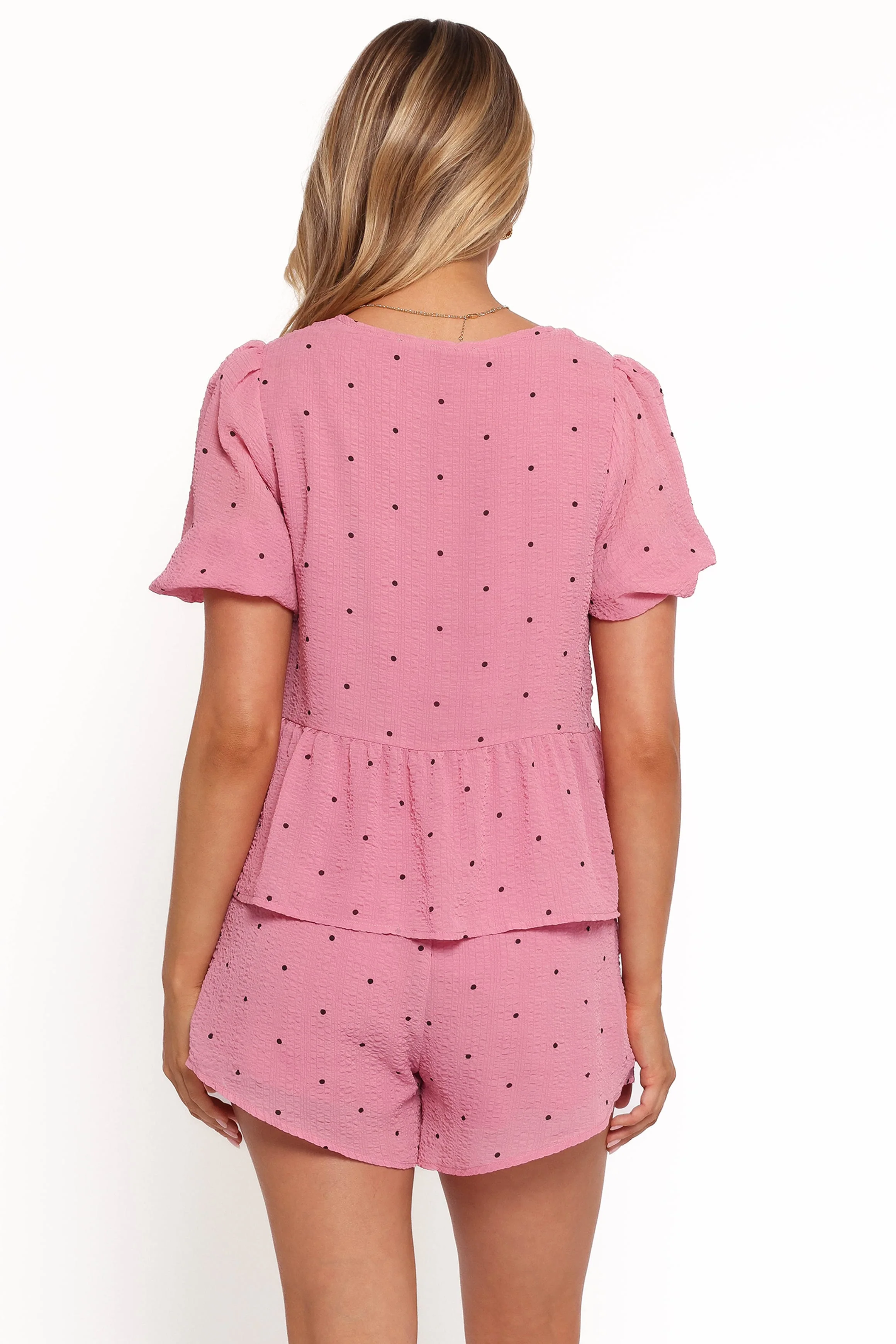 Dory Top - Pink Polka Dot - Image 6