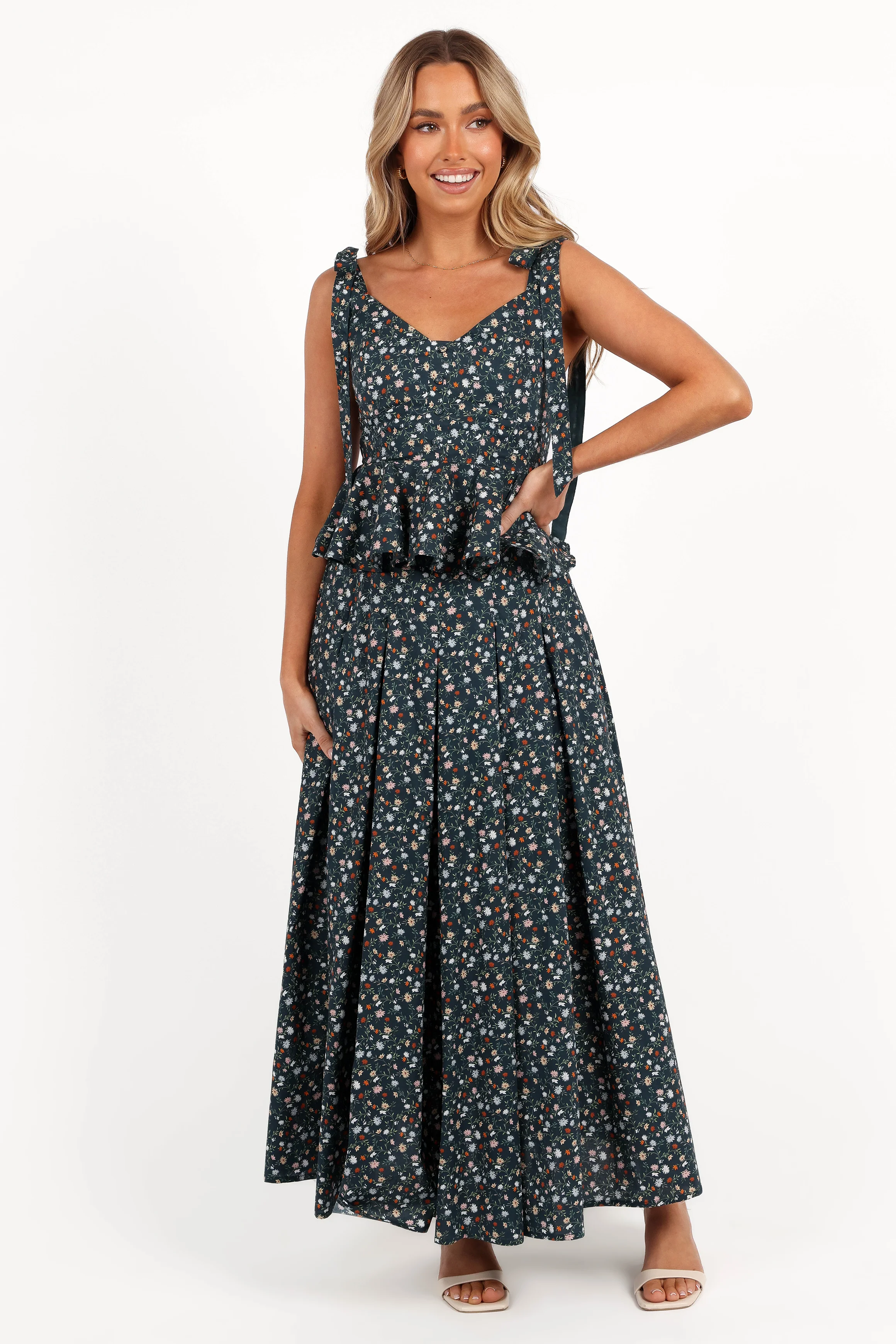 Eden Two Piece Set - Hunter Green - Image 3