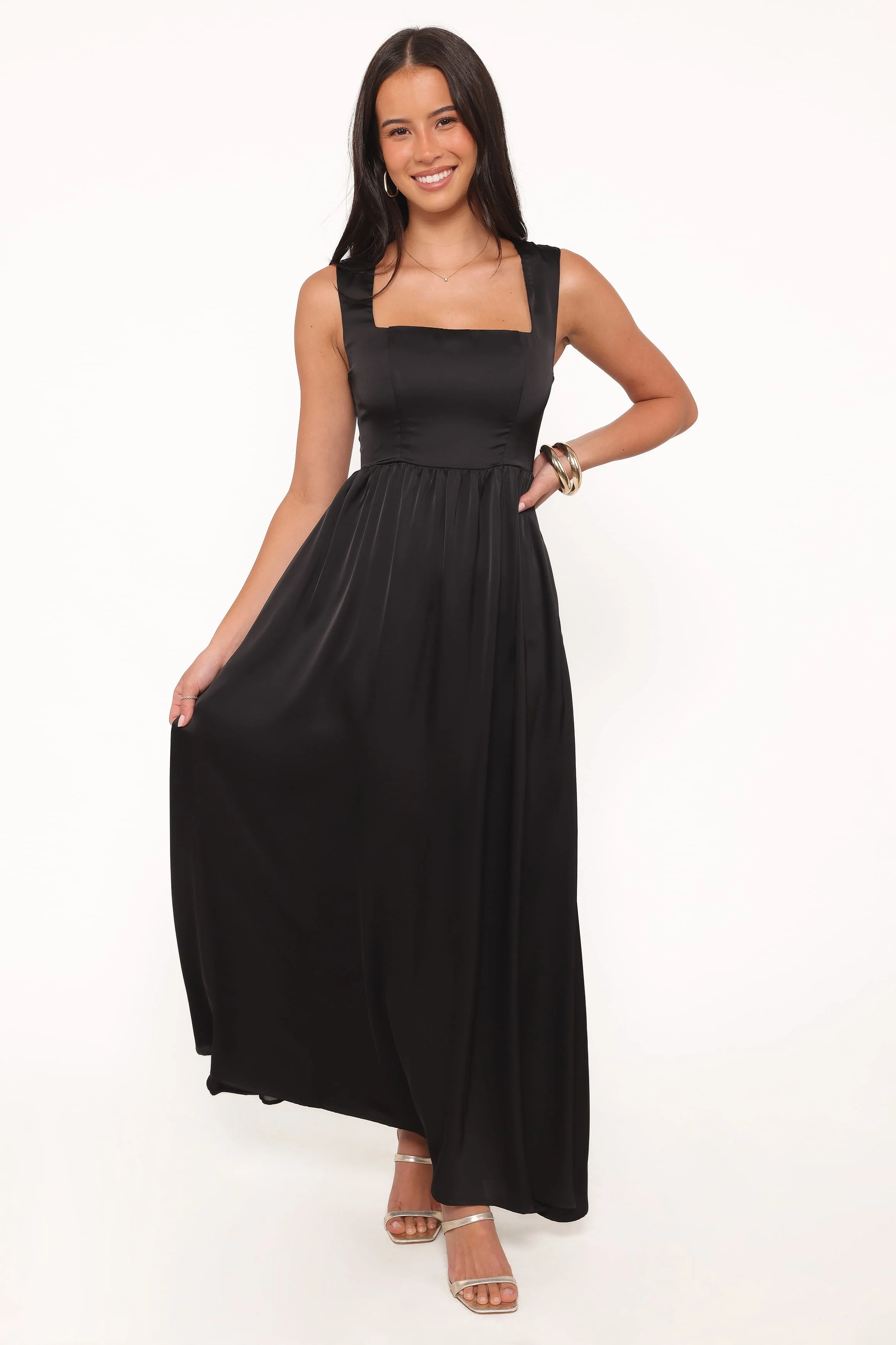 Elania Maxi Dress - Black - Image 2