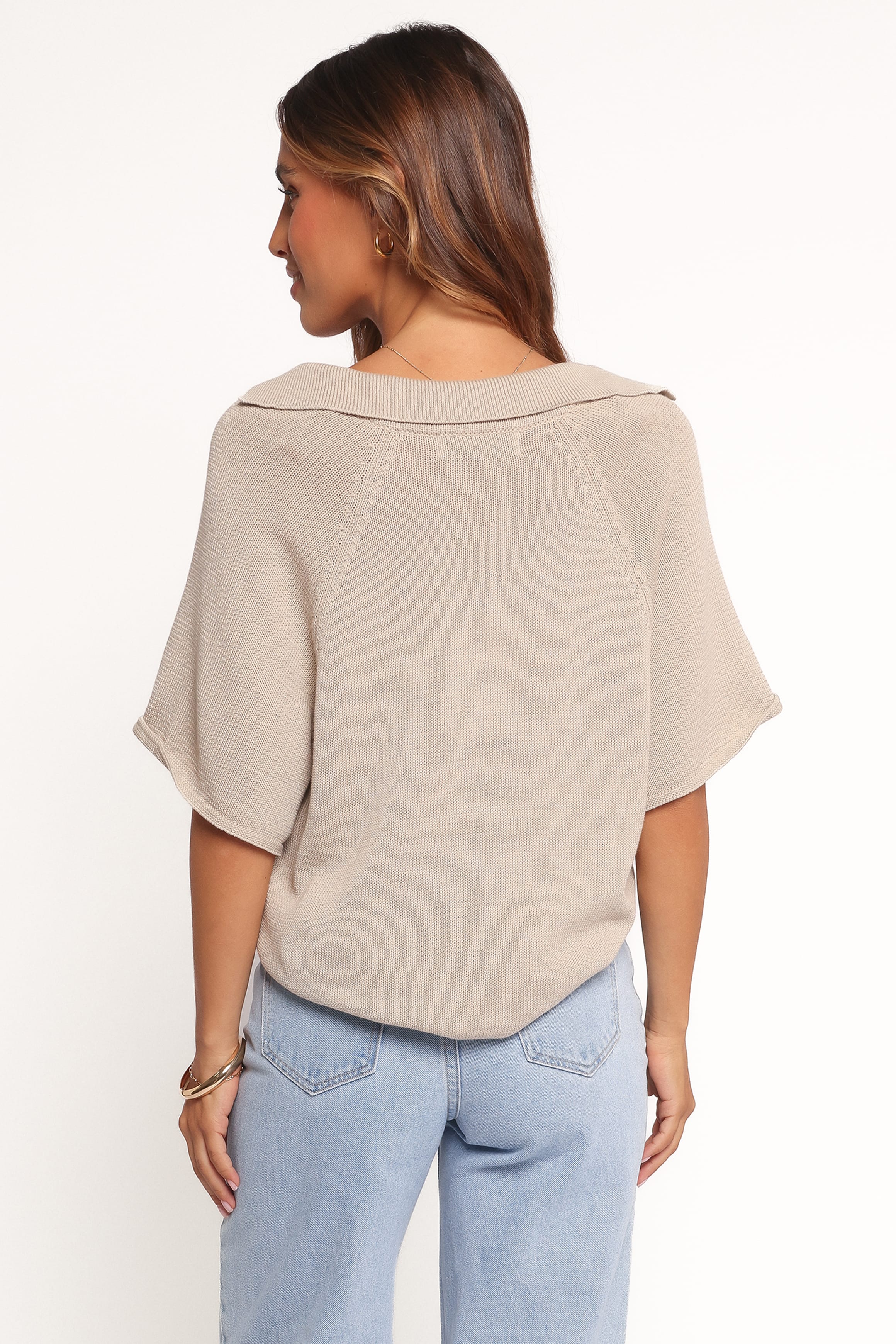 Eldora Knitted Top - Oatmeal - Image 4