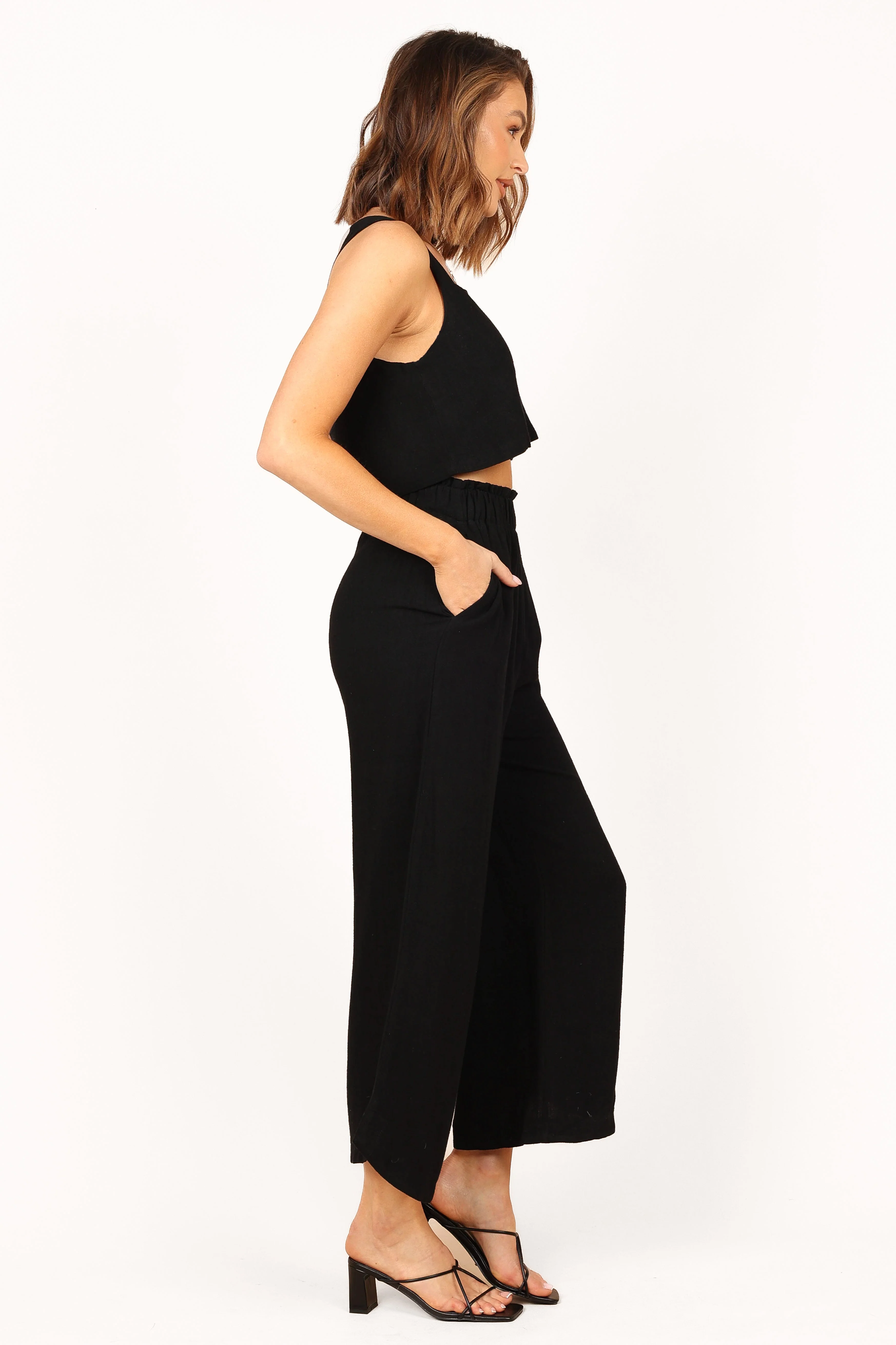 Eleanor High Waisted Pants - Black - Image 4