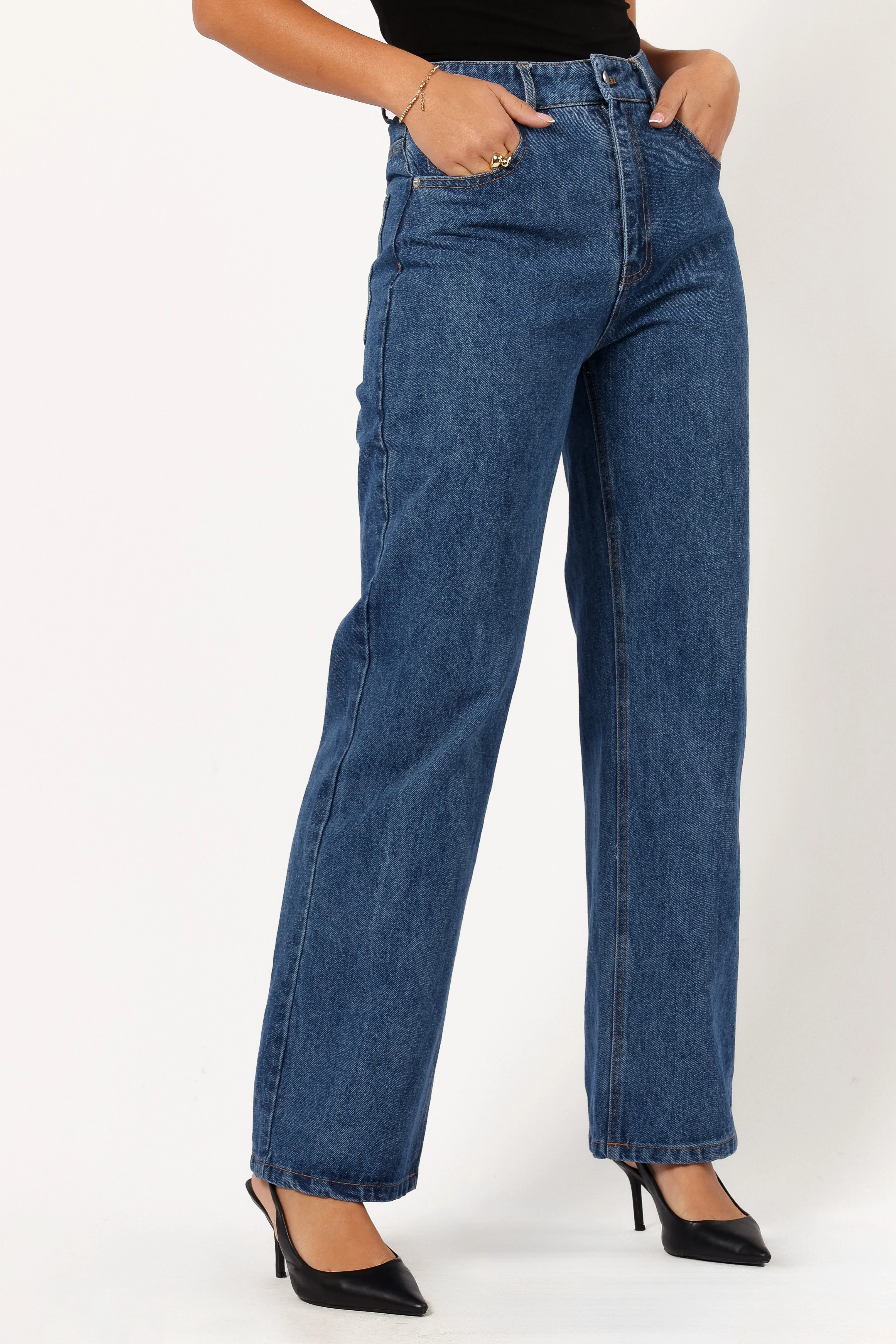 Elina Straight Leg Jeans - Denim - Image 7