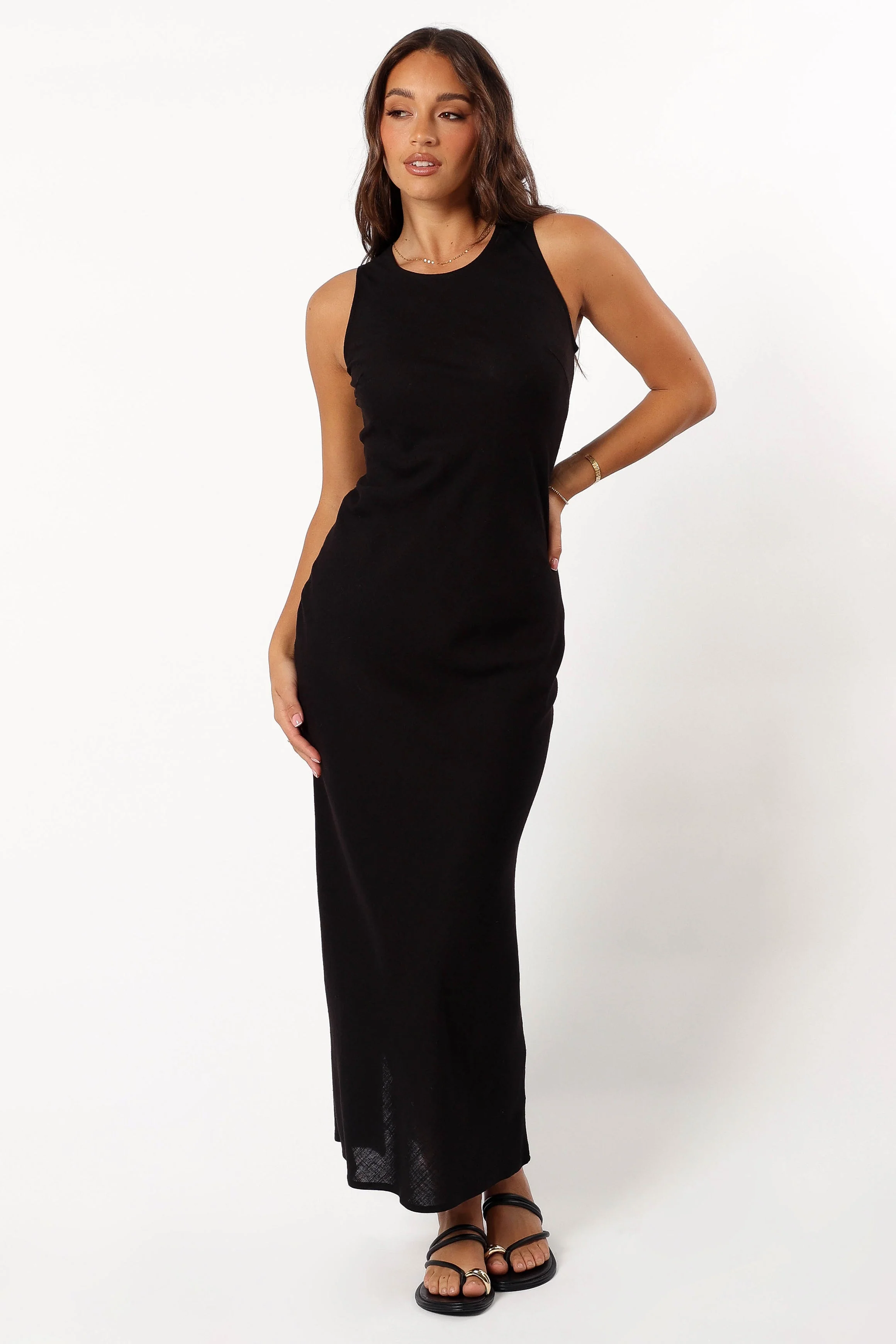 Ellis Maxi Dress - Black - Image 3