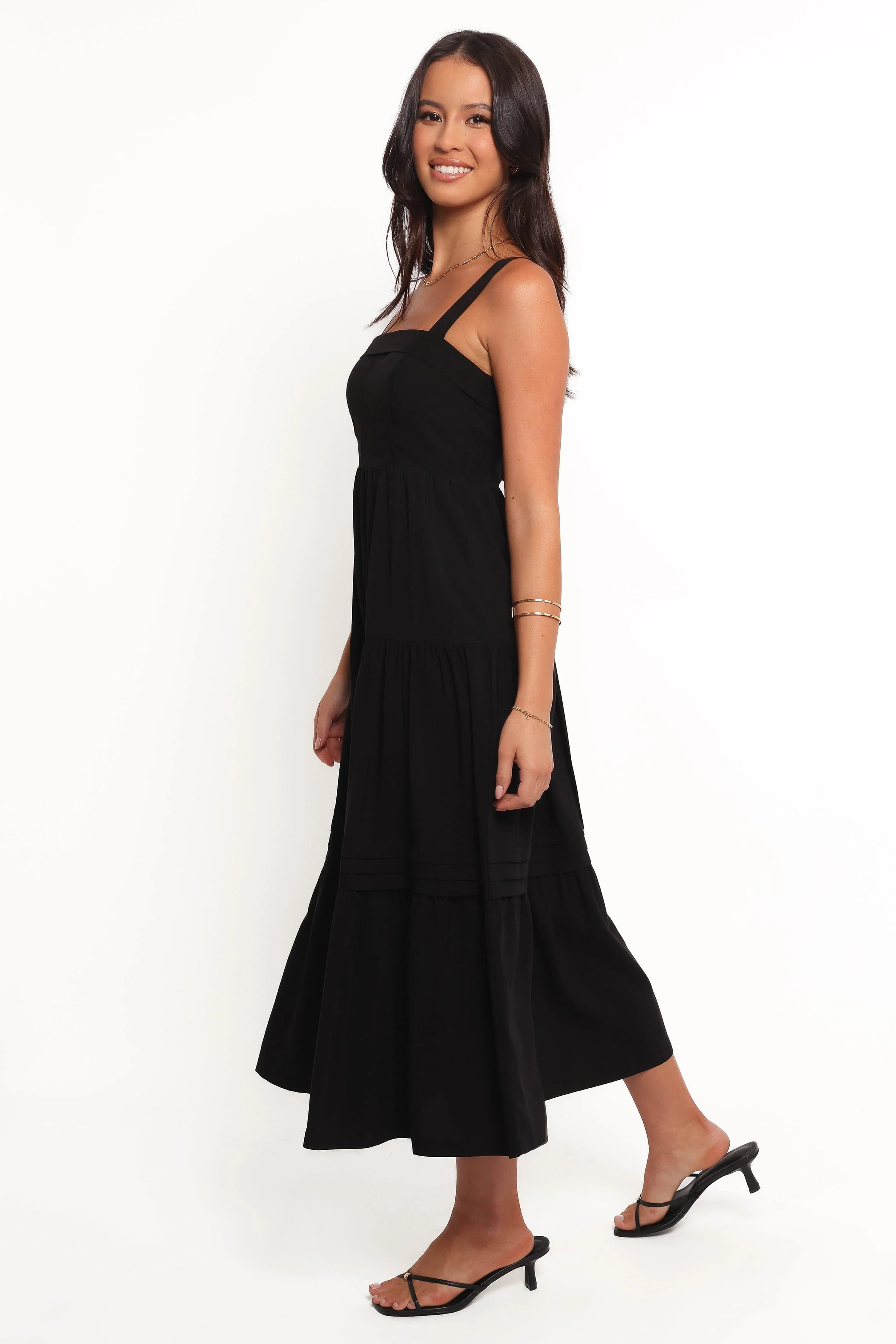 Elvia Maxi Dress - Black - Image 3