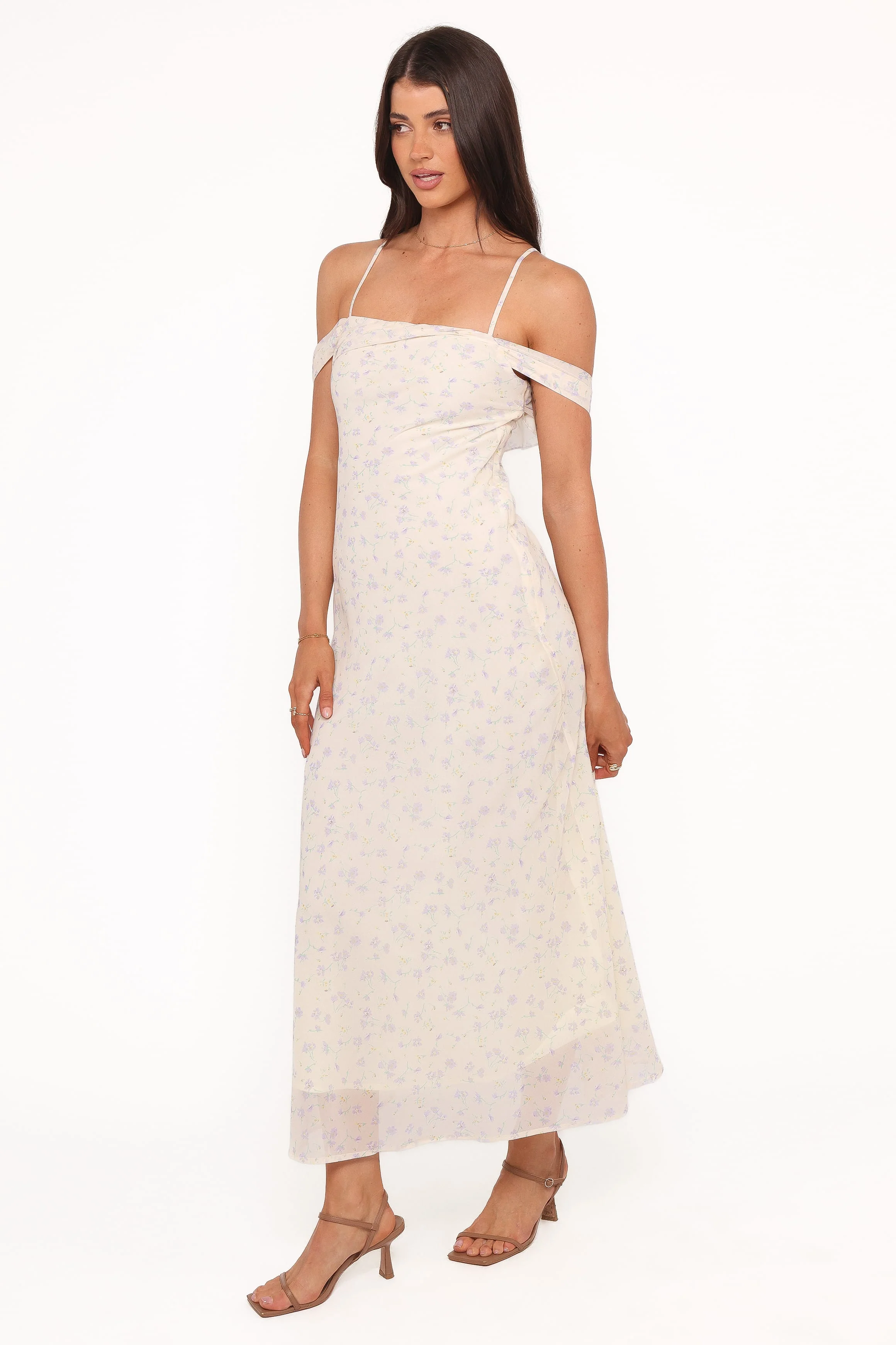 Elwood Midi Dress - Yellow Ditsy Floral - Image 4