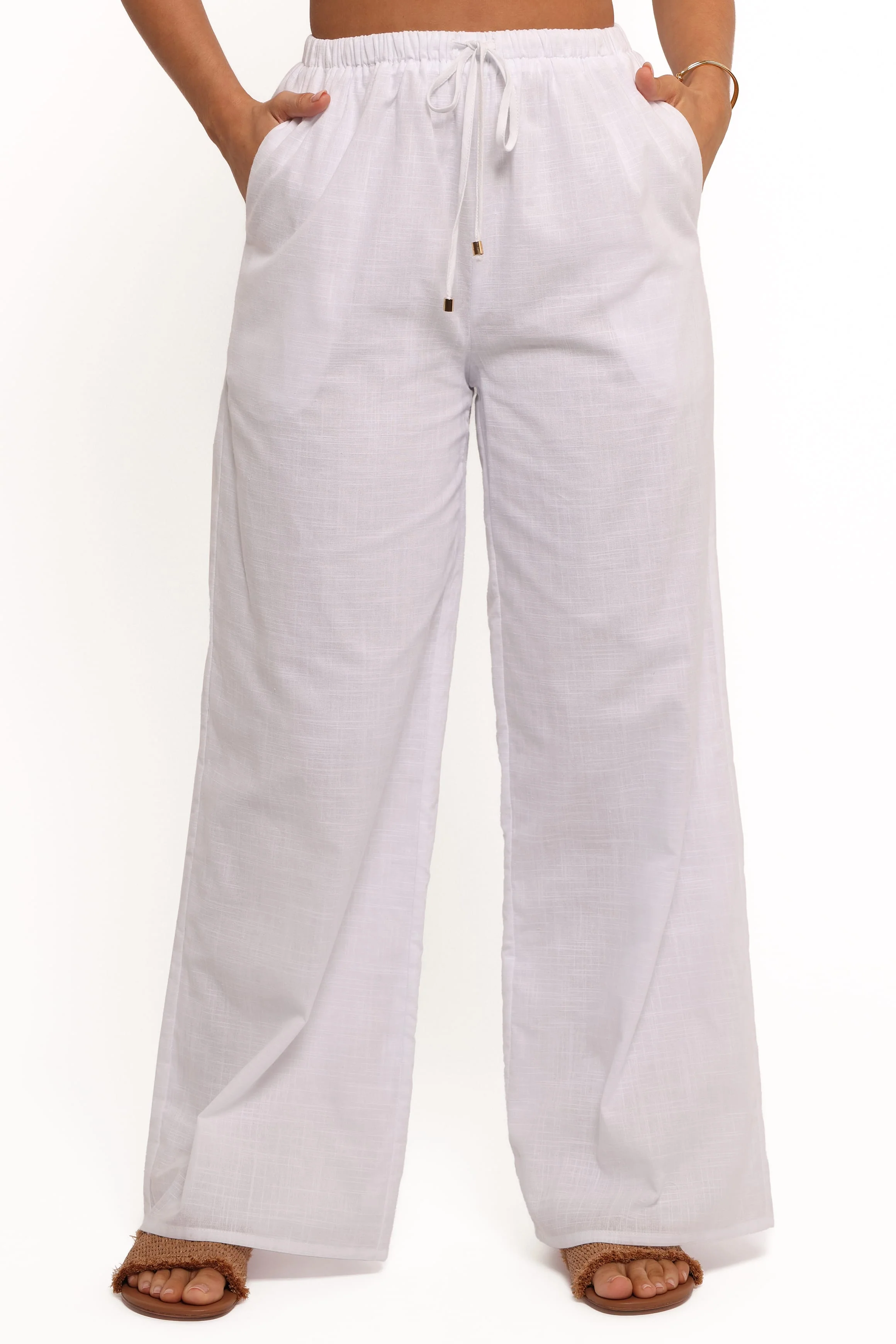Ember Cotton Pants - White - Image 4