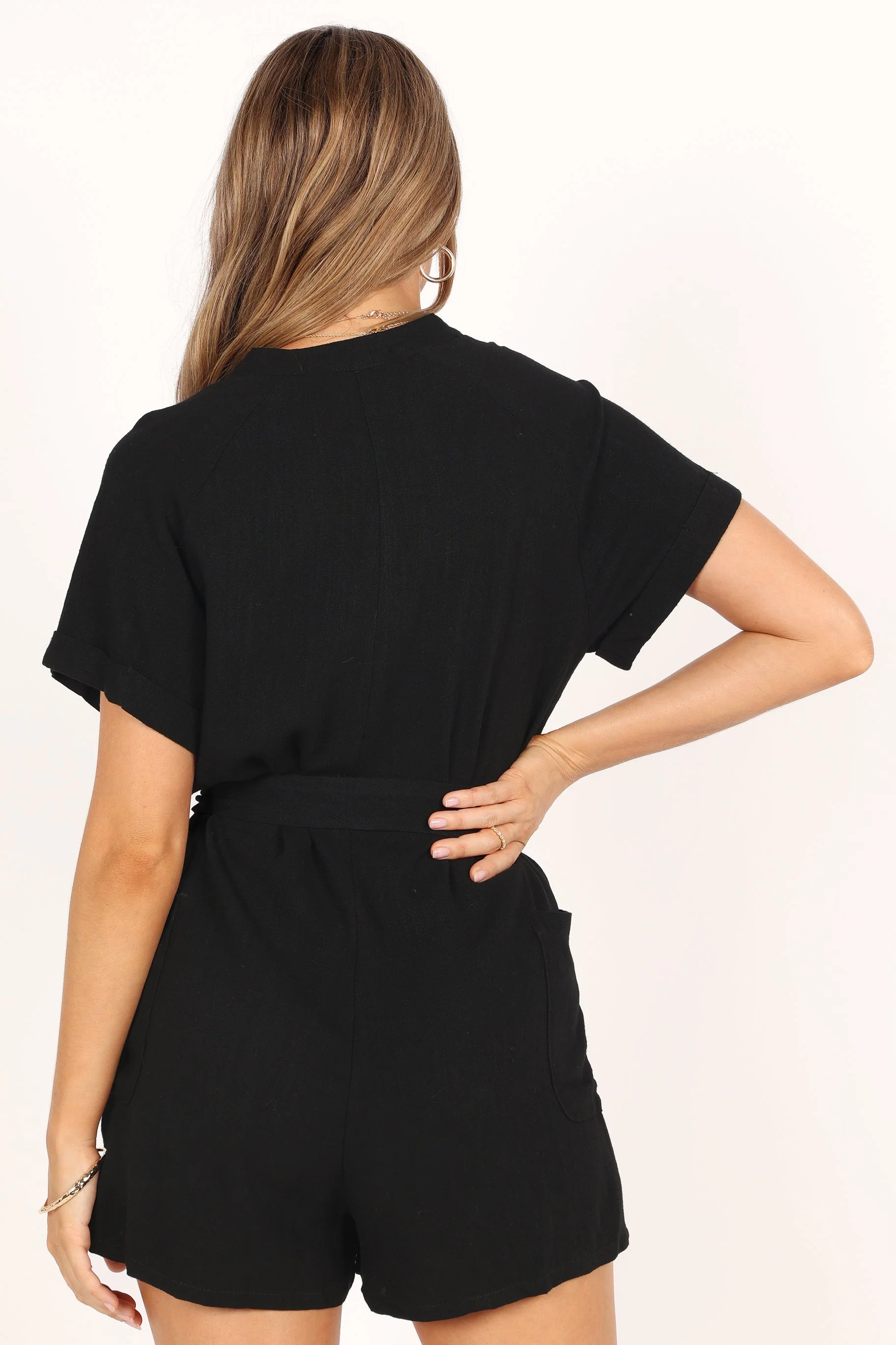 Esra Playsuit - Black - Image 3