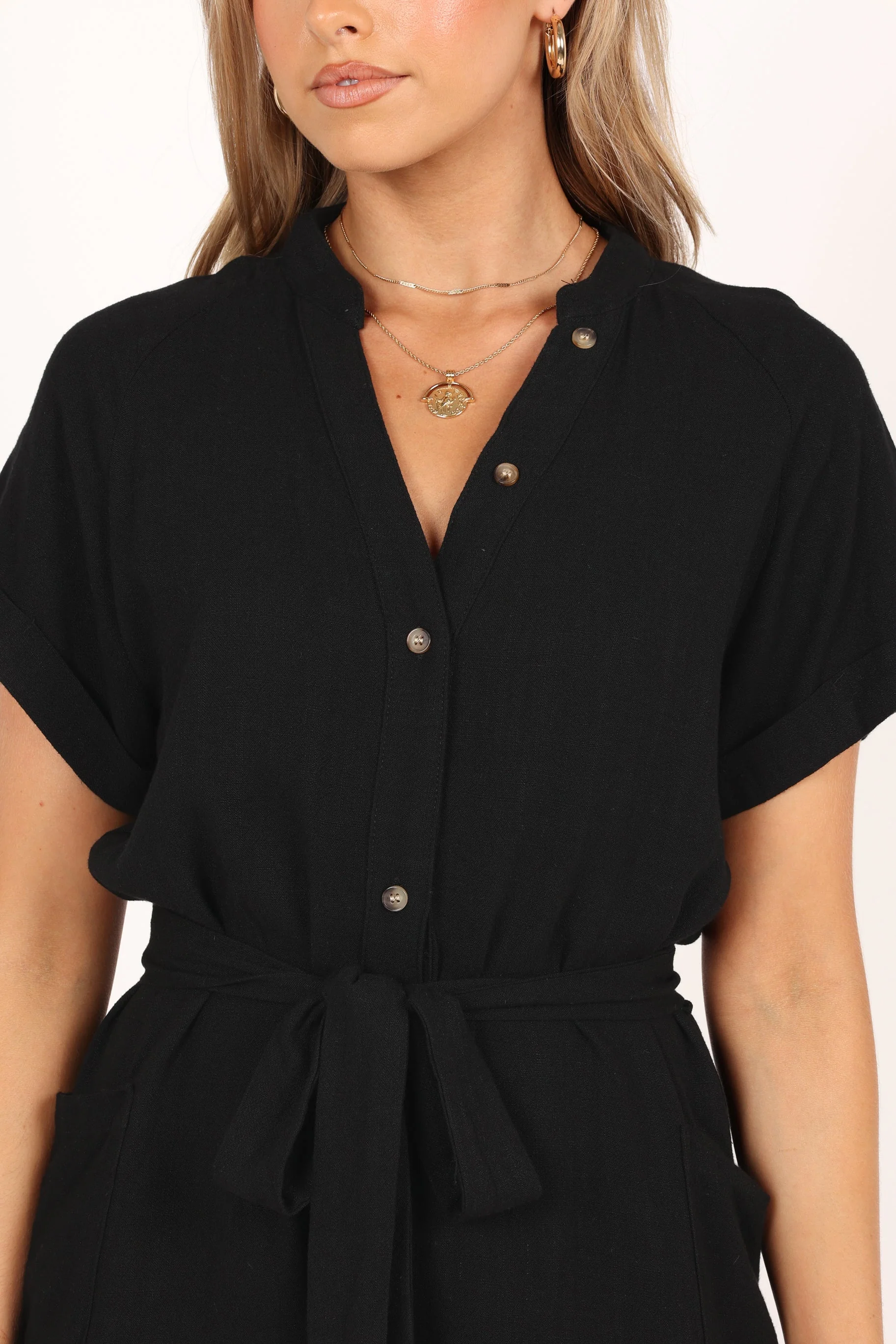 Esra Playsuit - Black - Image 5