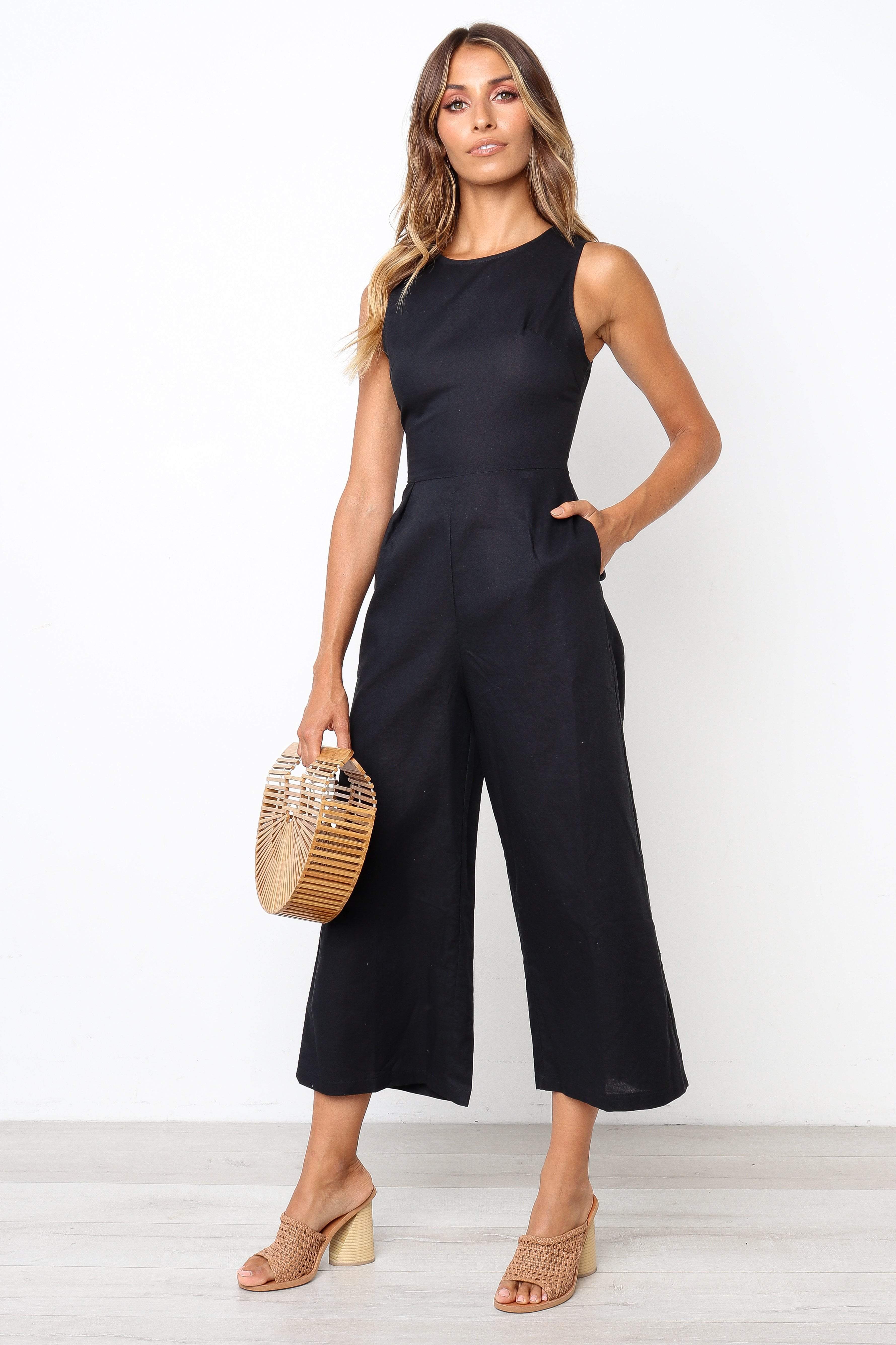 Ester Jumpsuit - Black - Image 5