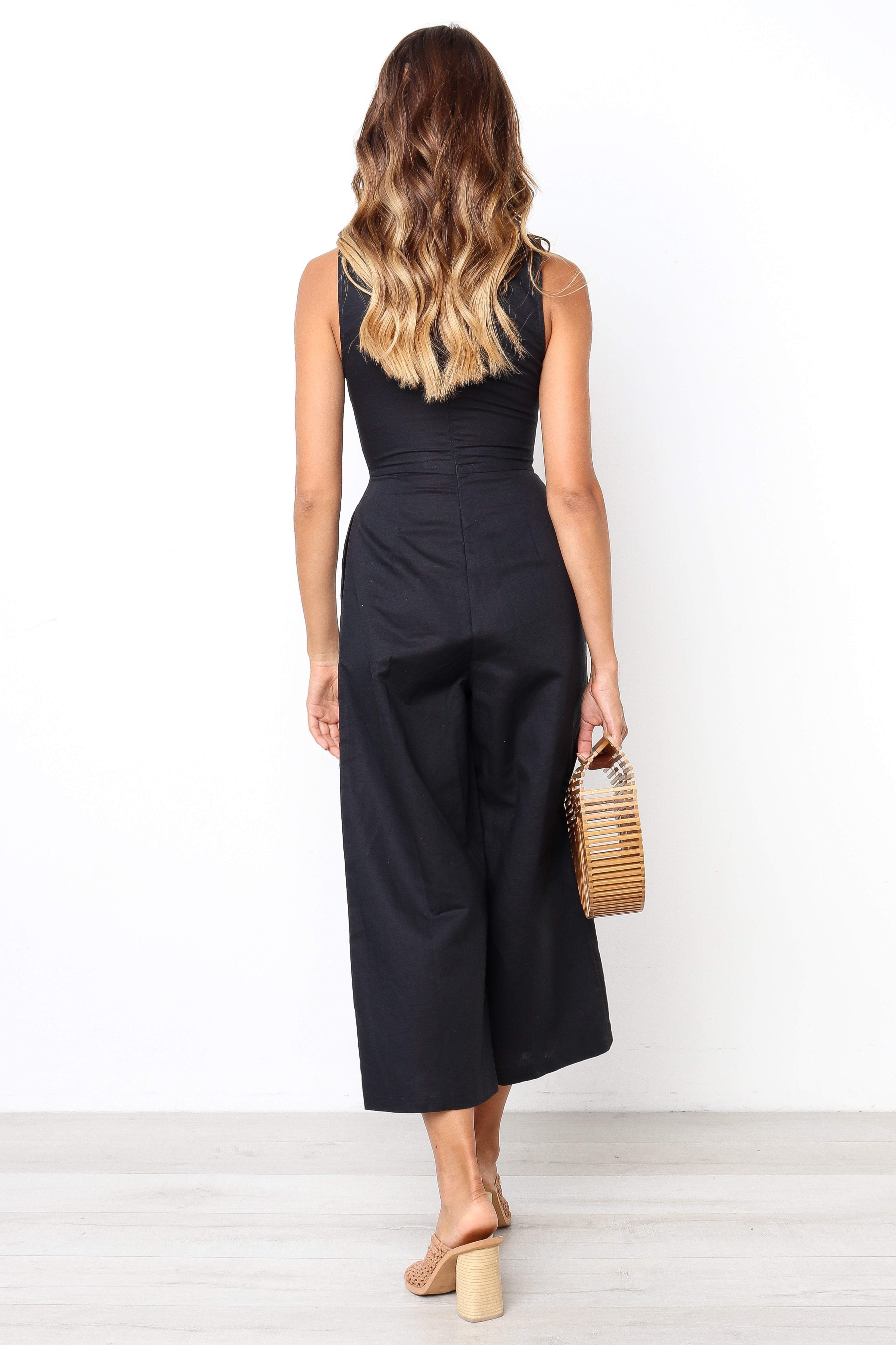 Ester Jumpsuit - Black - Image 7