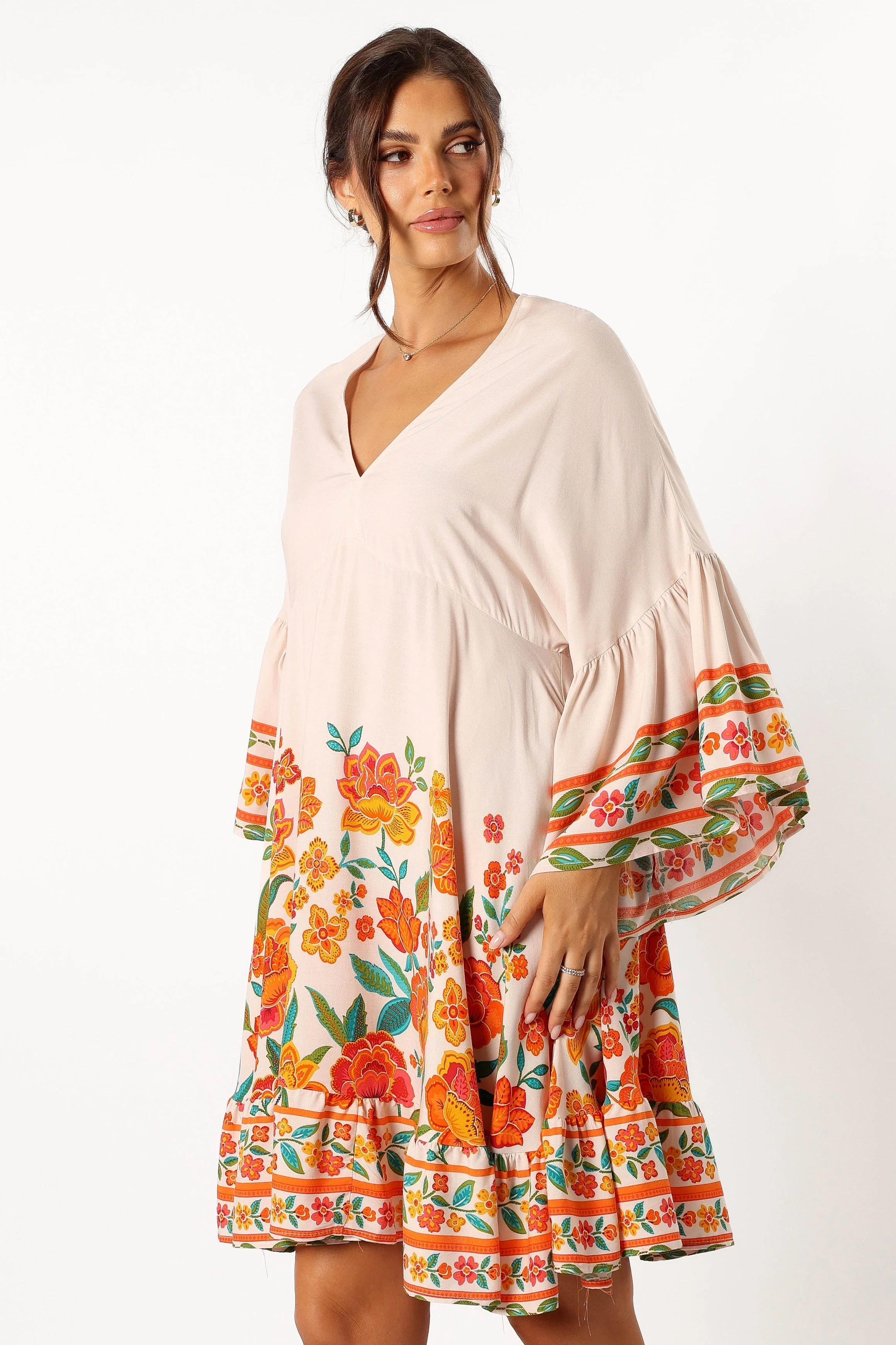Eugene Long Sleeve Mini Dress - Willow Print - Image 4
