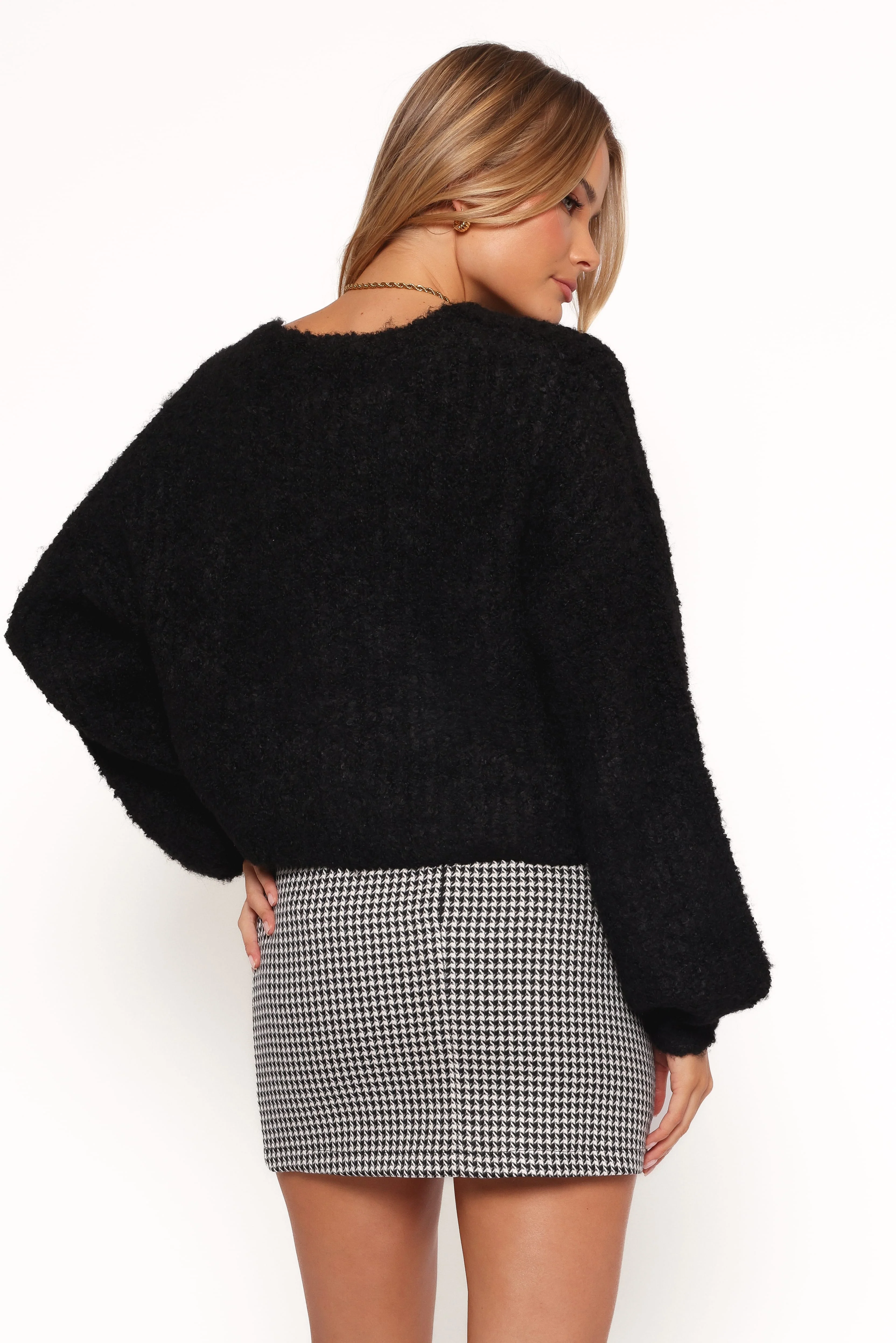Falo Mini Skirt - Black Cream - Image 6